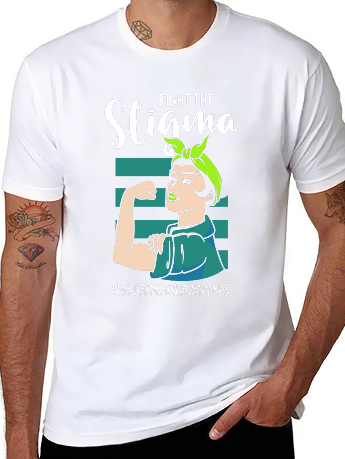 Fight the Stigma Mental Health Awareness T-Shirt