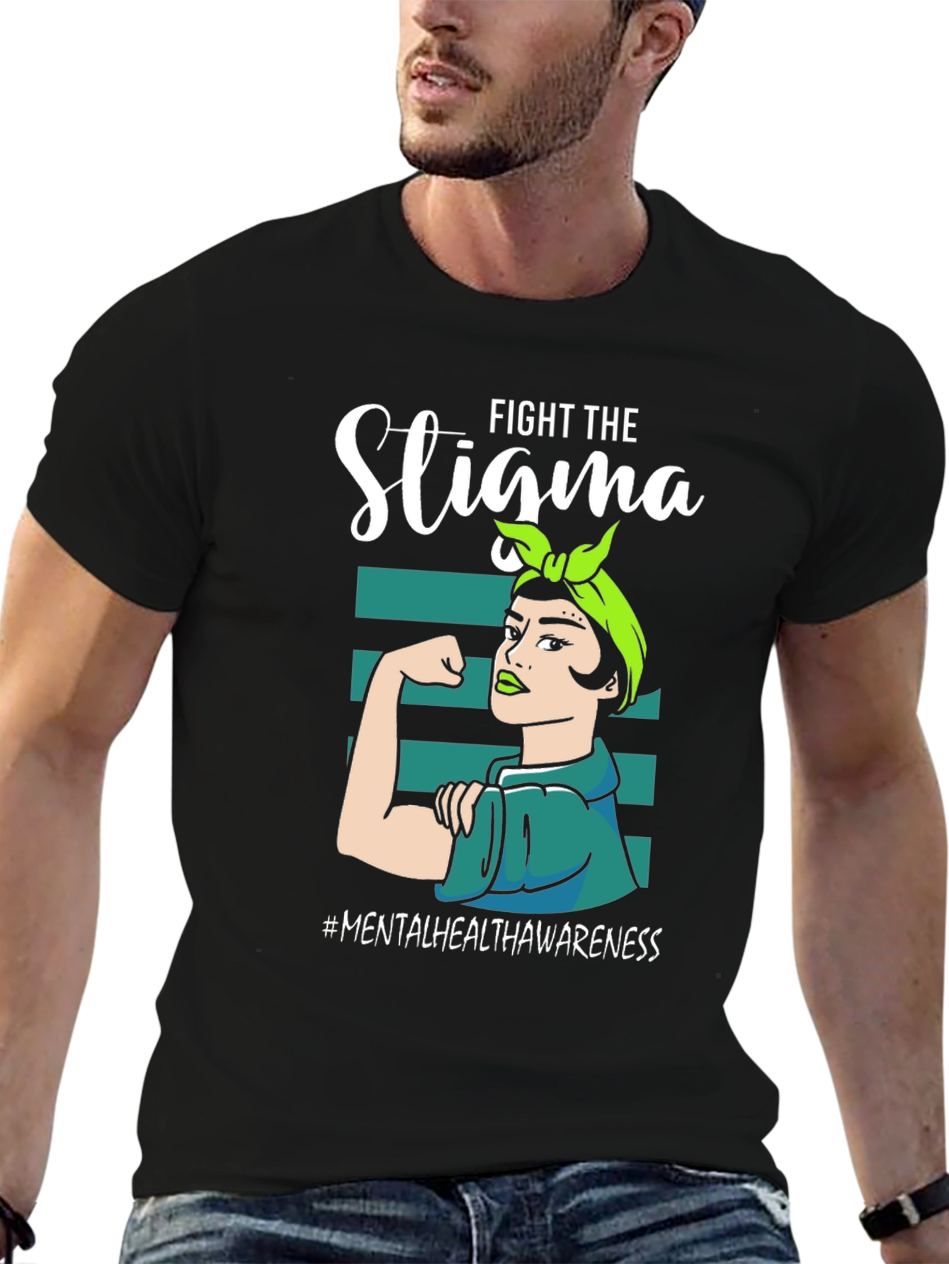 Fight the Stigma Mental Health Awareness T-Shirt