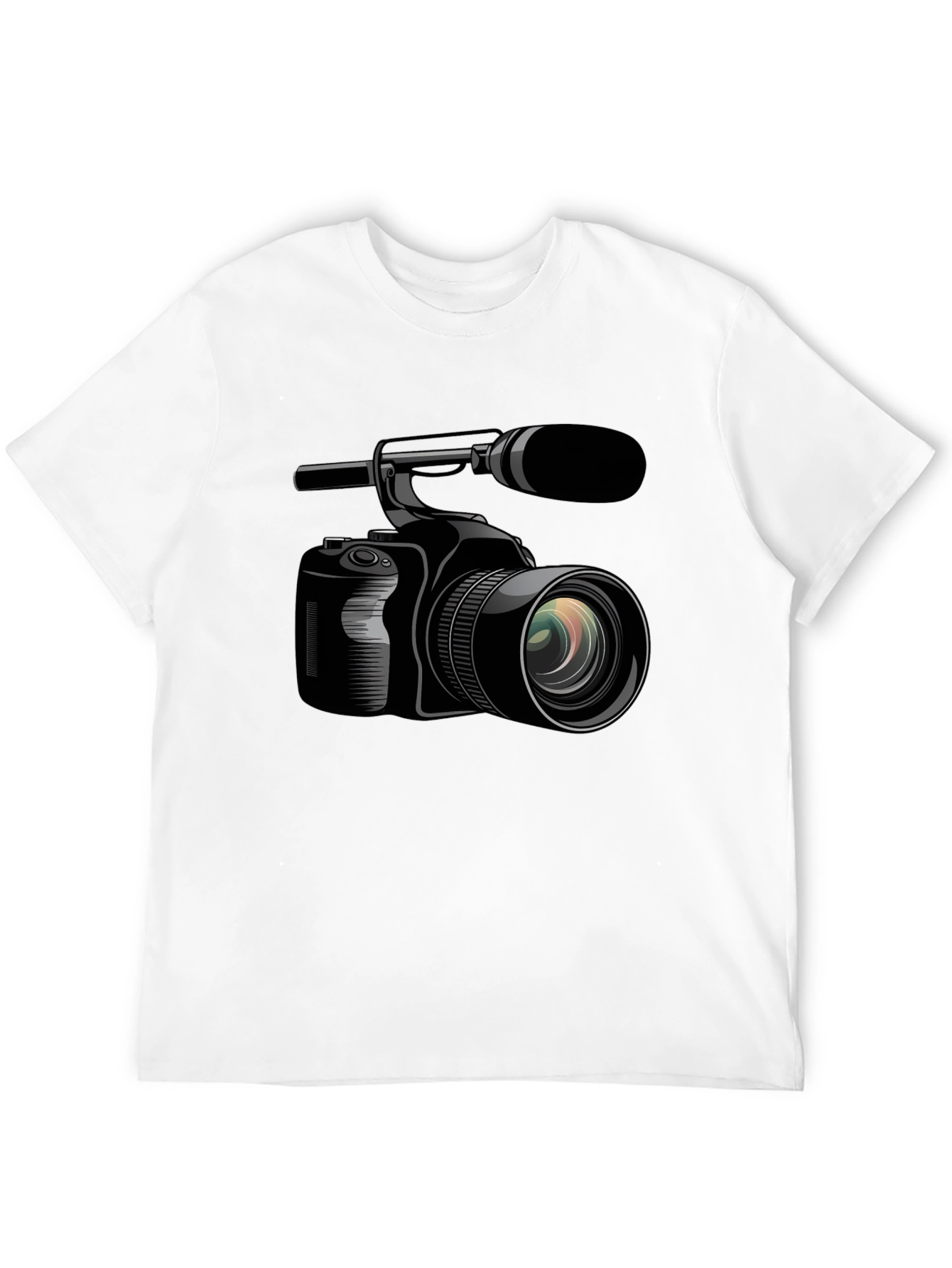 Camera Graphic Black T-Shirt
