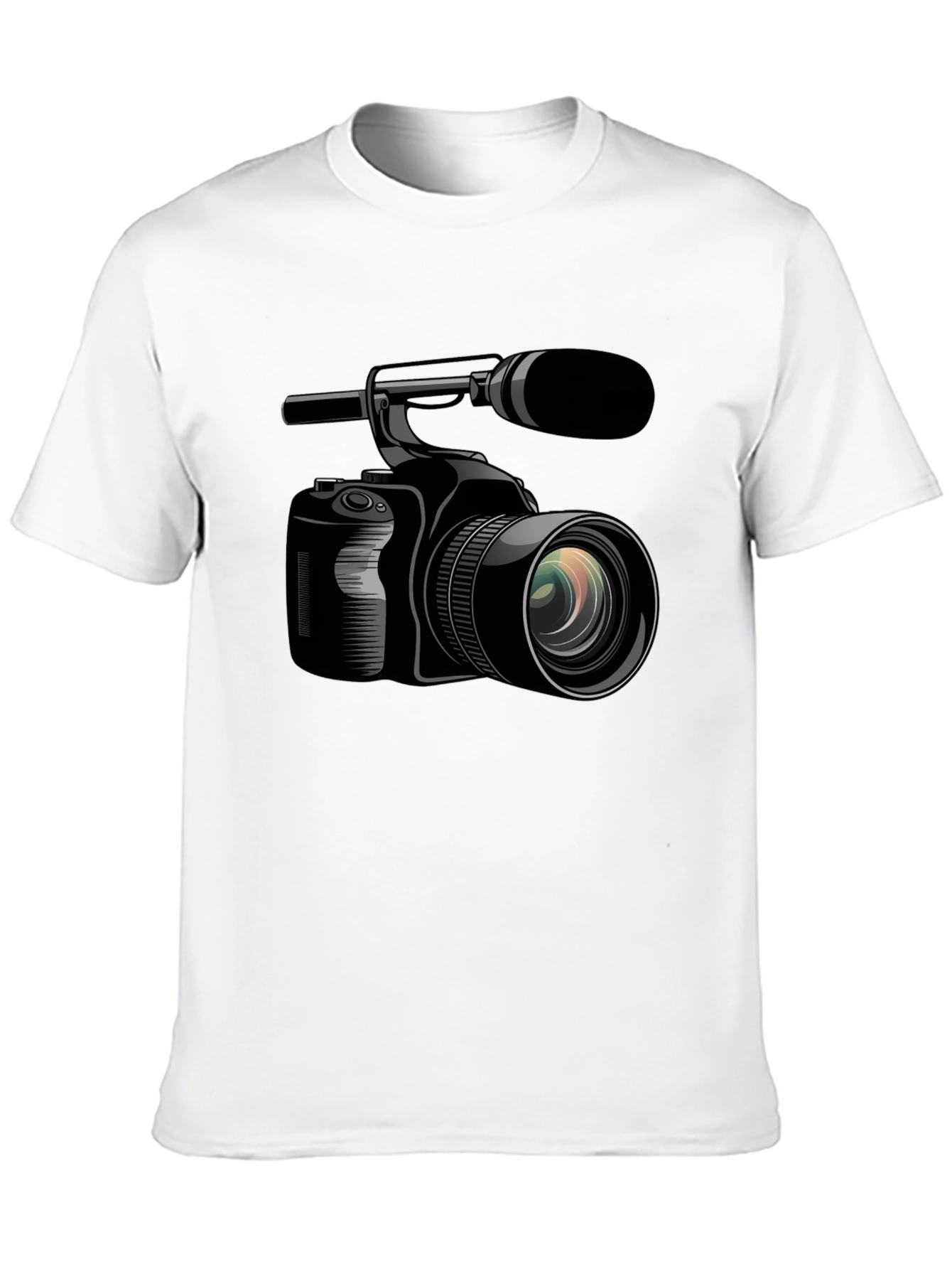 Camera Graphic Black T-Shirt