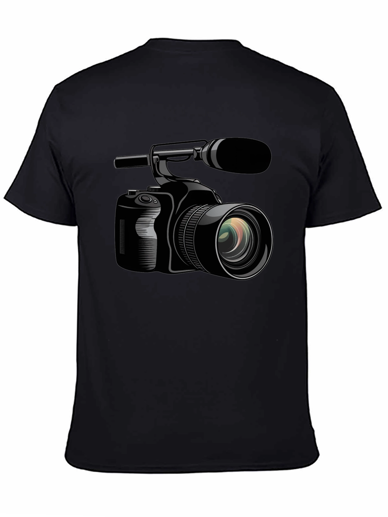 Camera Graphic Black T-Shirt