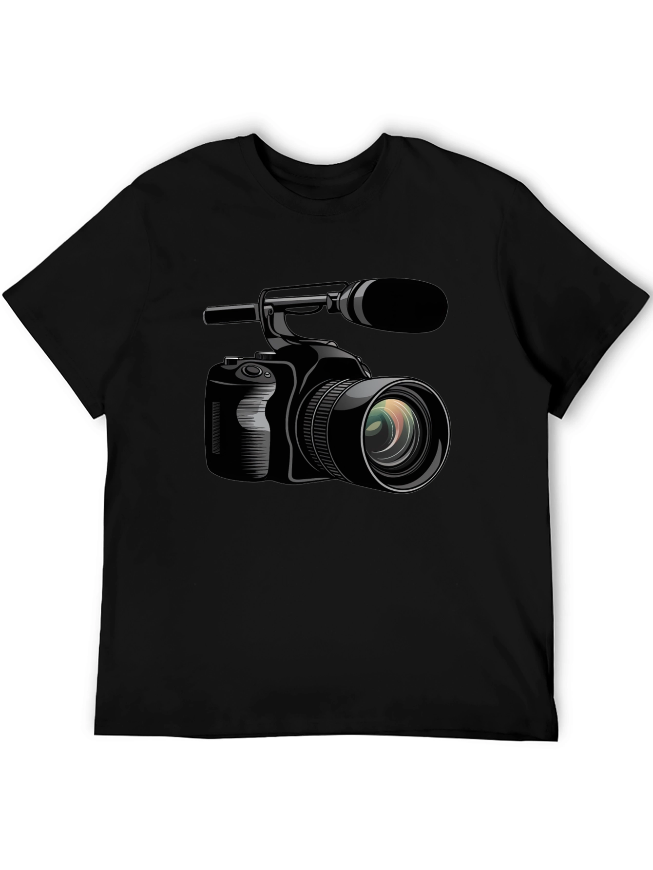 Camera Graphic Black T-Shirt