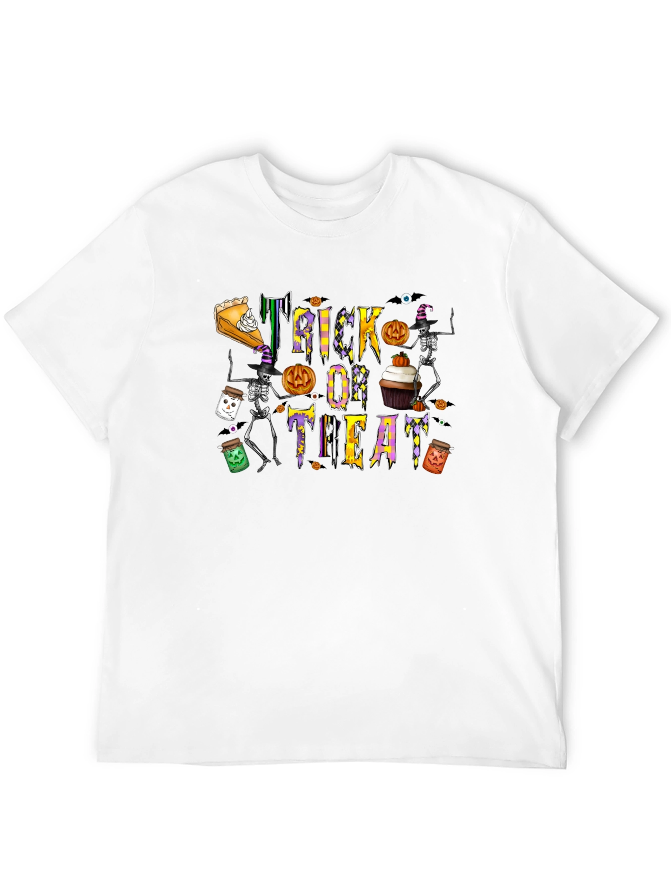 Halloween Trick or Treat Black T-Shirt