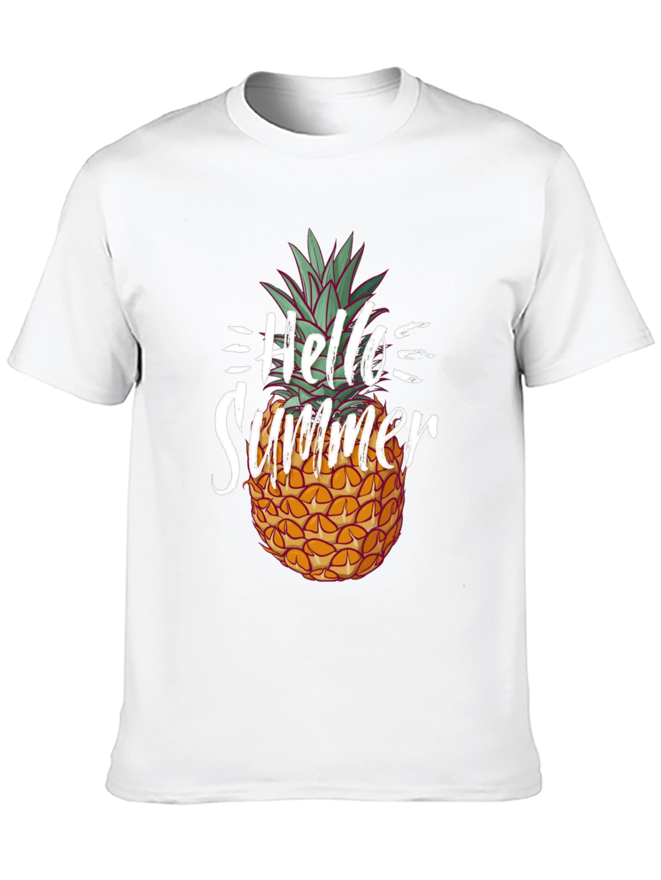 Hello Summer Pineapple Graphic Tee - Unisex