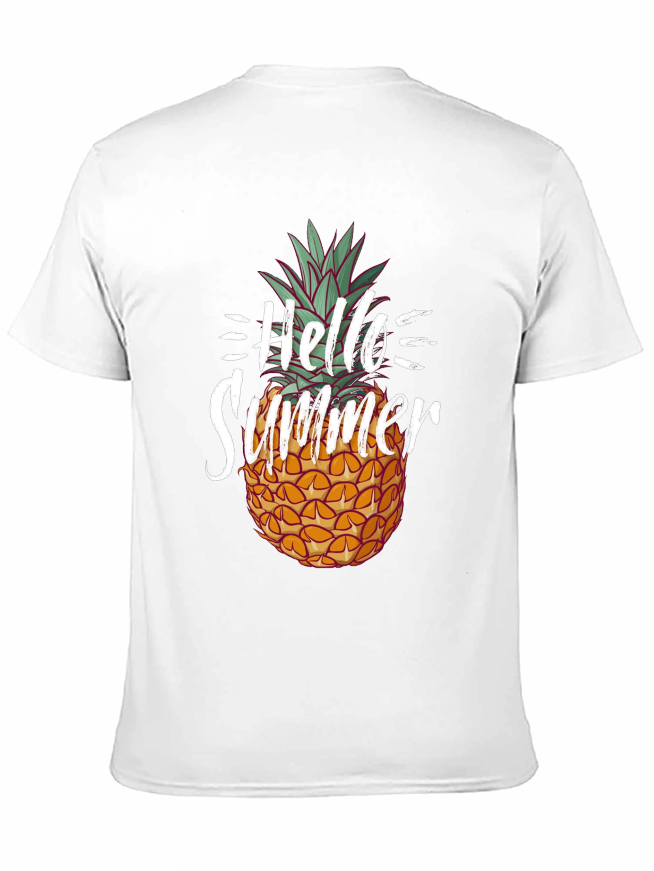 Hello Summer Pineapple Graphic Tee - Unisex