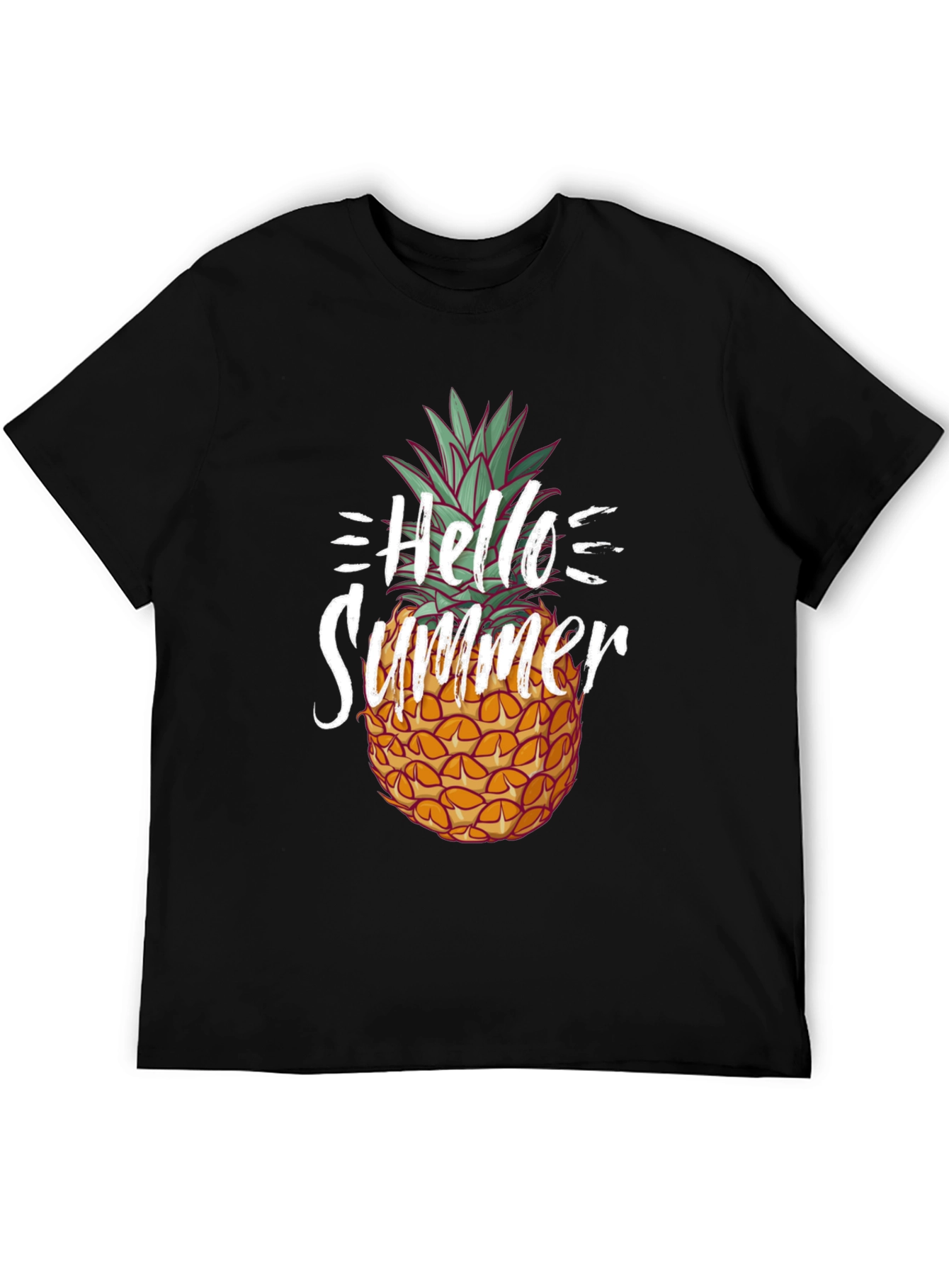 Hello Summer Pineapple Graphic Tee - Unisex