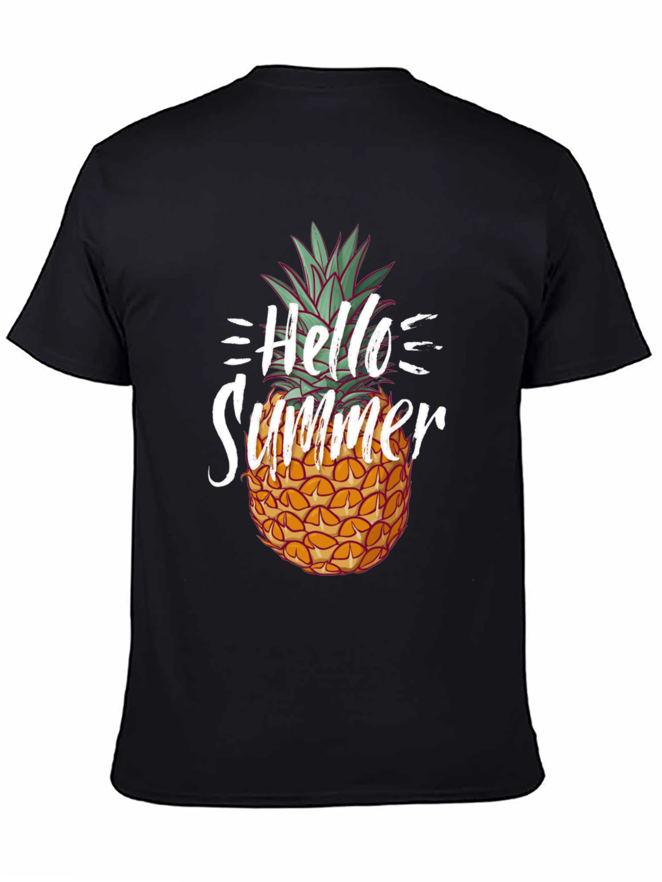 Hello Summer Pineapple Graphic Tee - Unisex