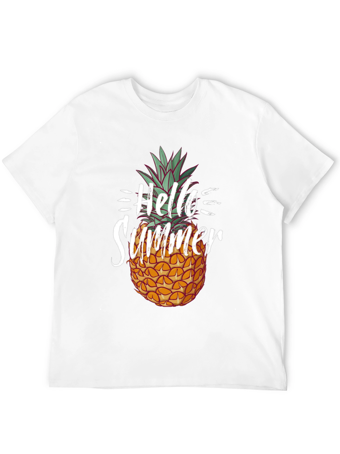 Hello Summer Pineapple Graphic Tee - Unisex