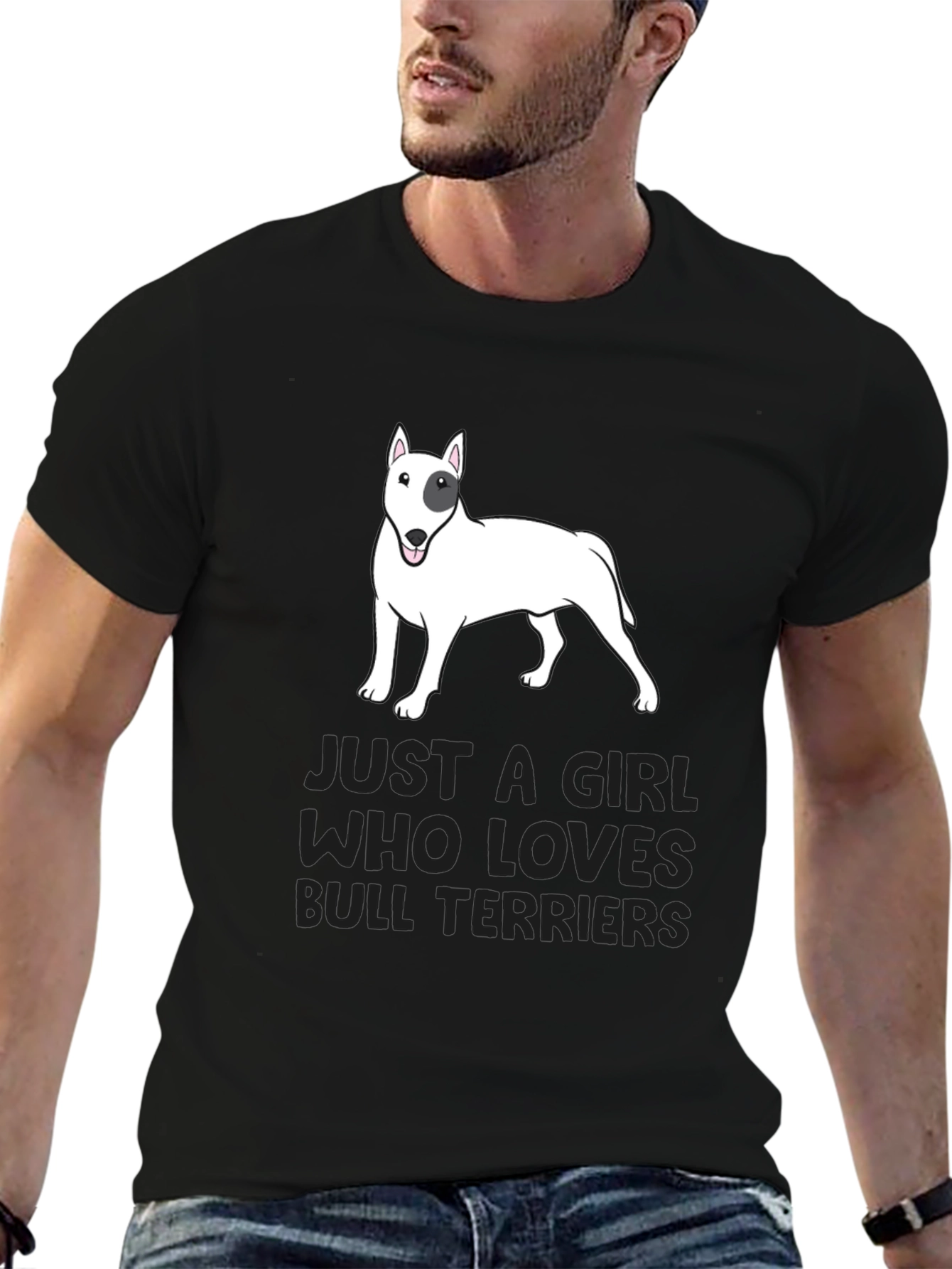 Bull Terrier Lover T-Shirt - Unisex Black Tee