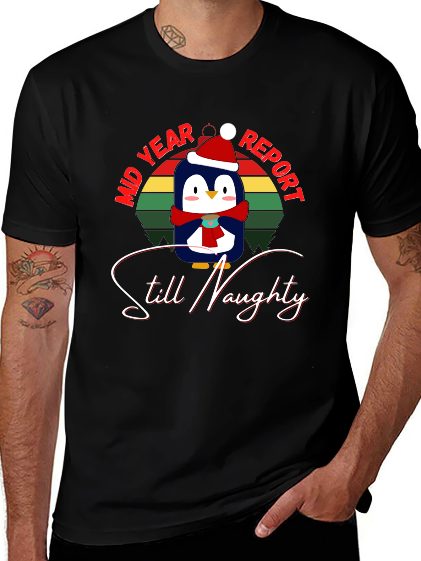 Mid Year Report Still Naughty Penguin T-Shirt