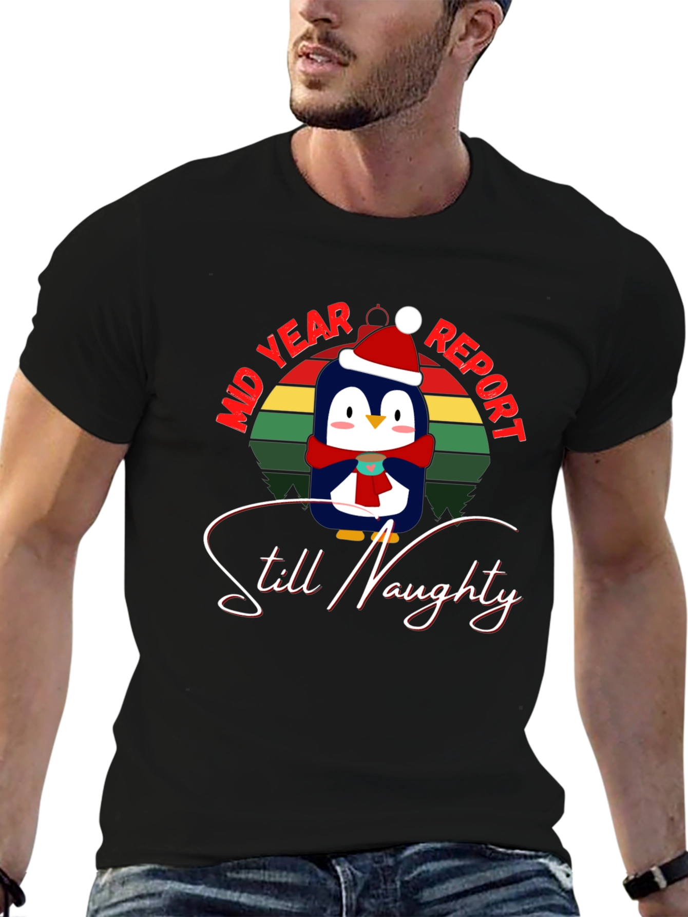 Mid Year Report Still Naughty Penguin T-Shirt