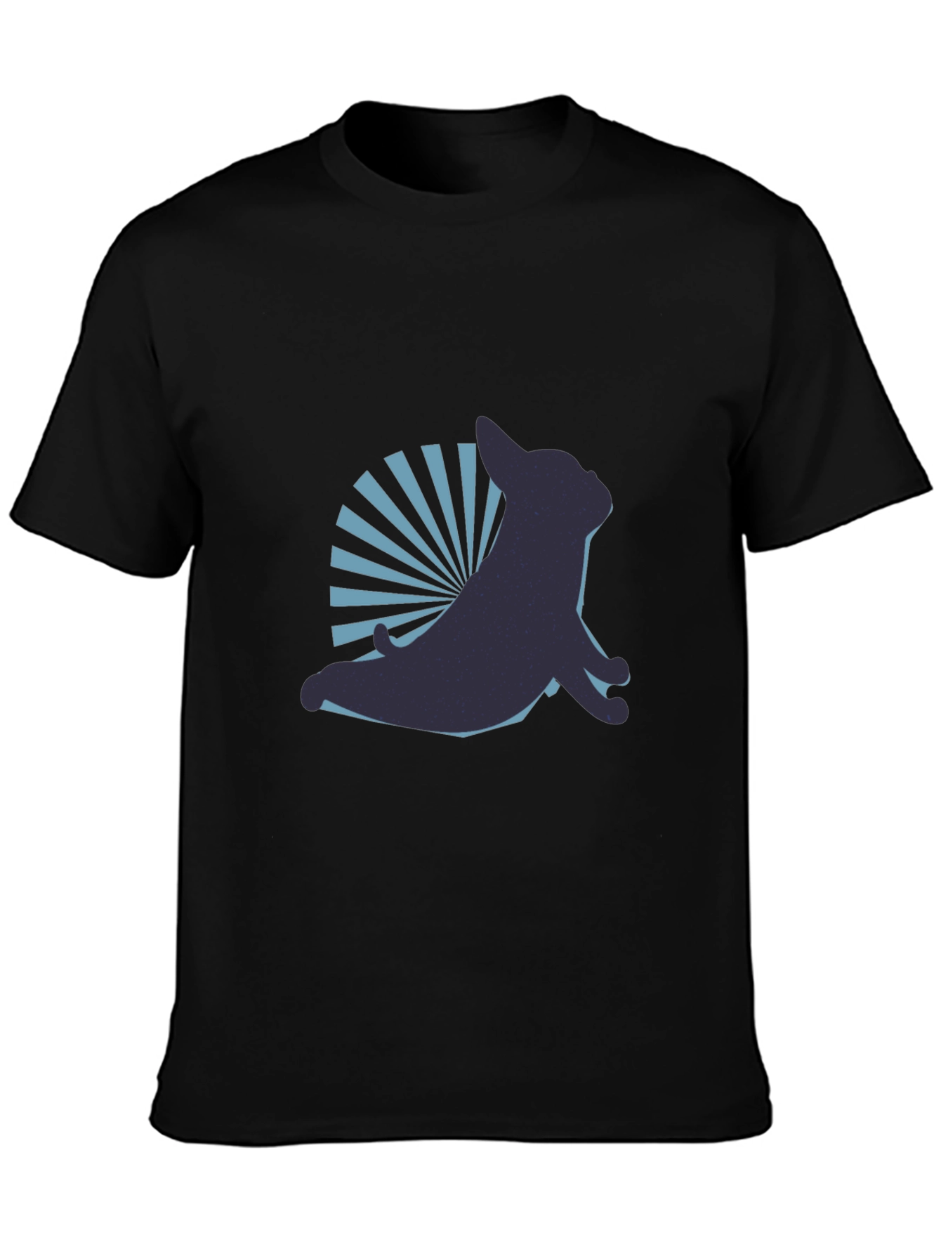 Yoga Dog Graphic Tee - Comfy Black Shirt