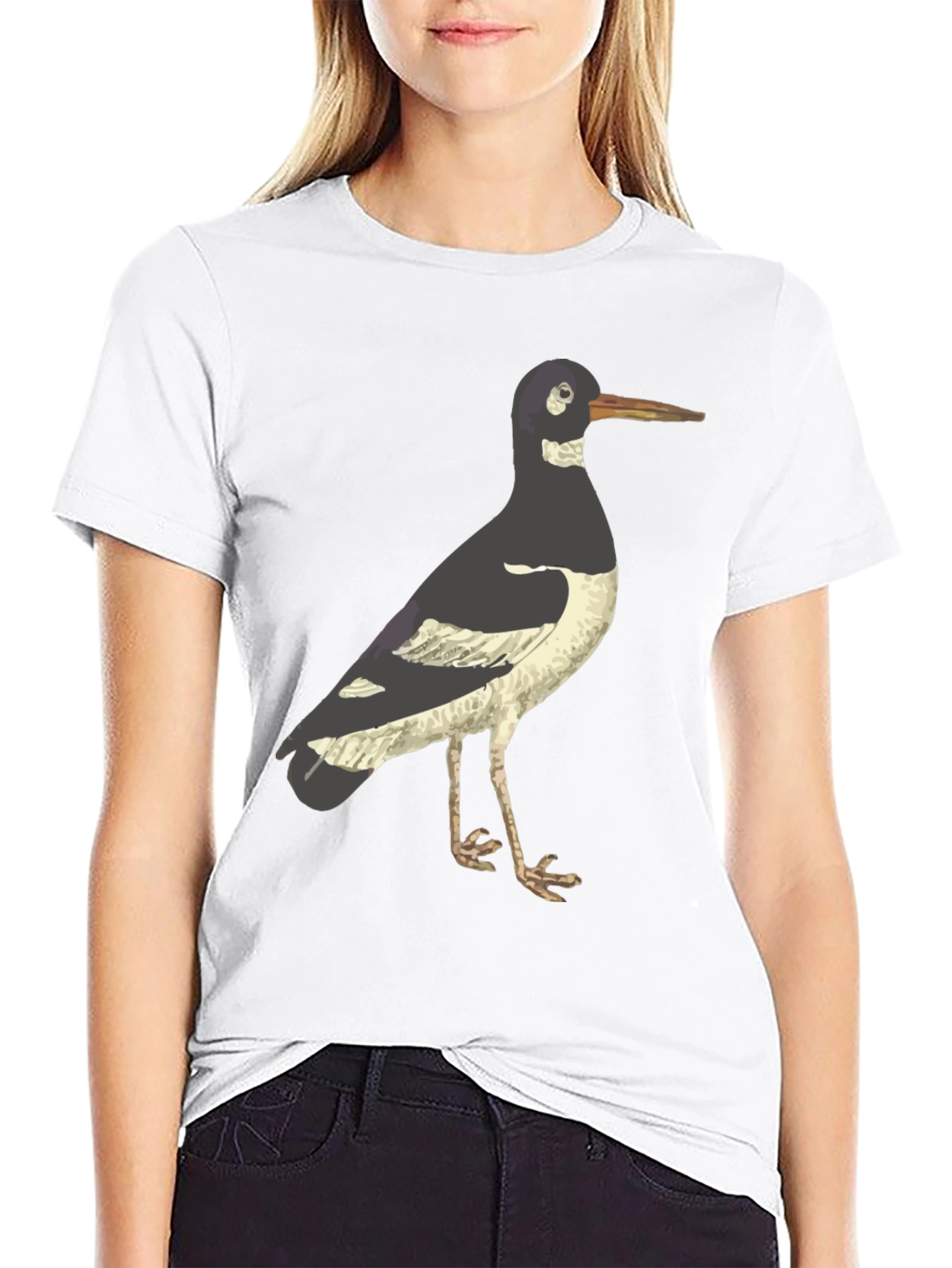 Oystercatcher Bird Graphic Tee - Nature Lover T-Shirt