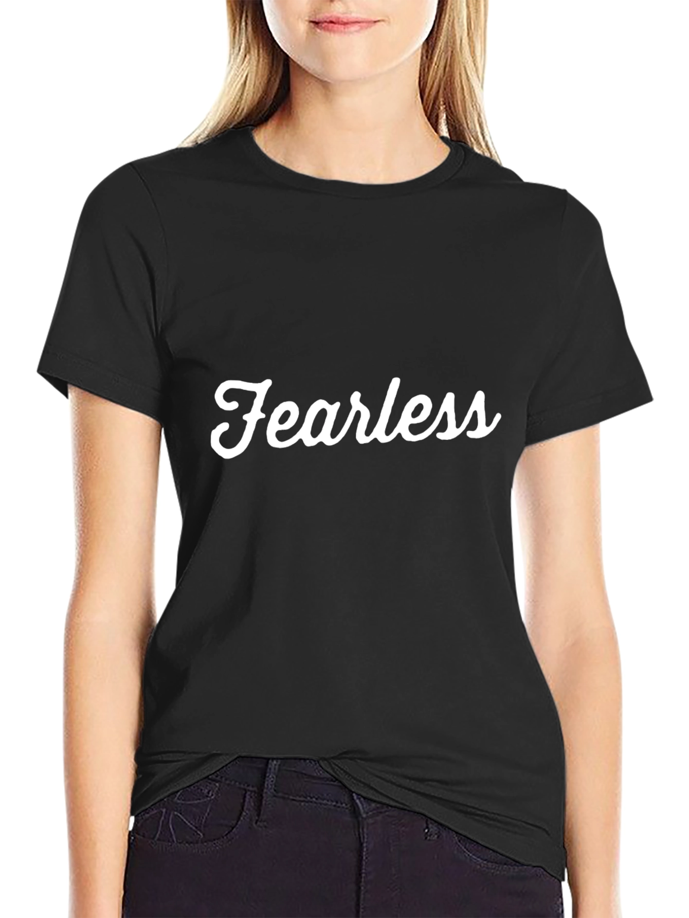 Fearless Black T-Shirt - Mens Graphic Tee