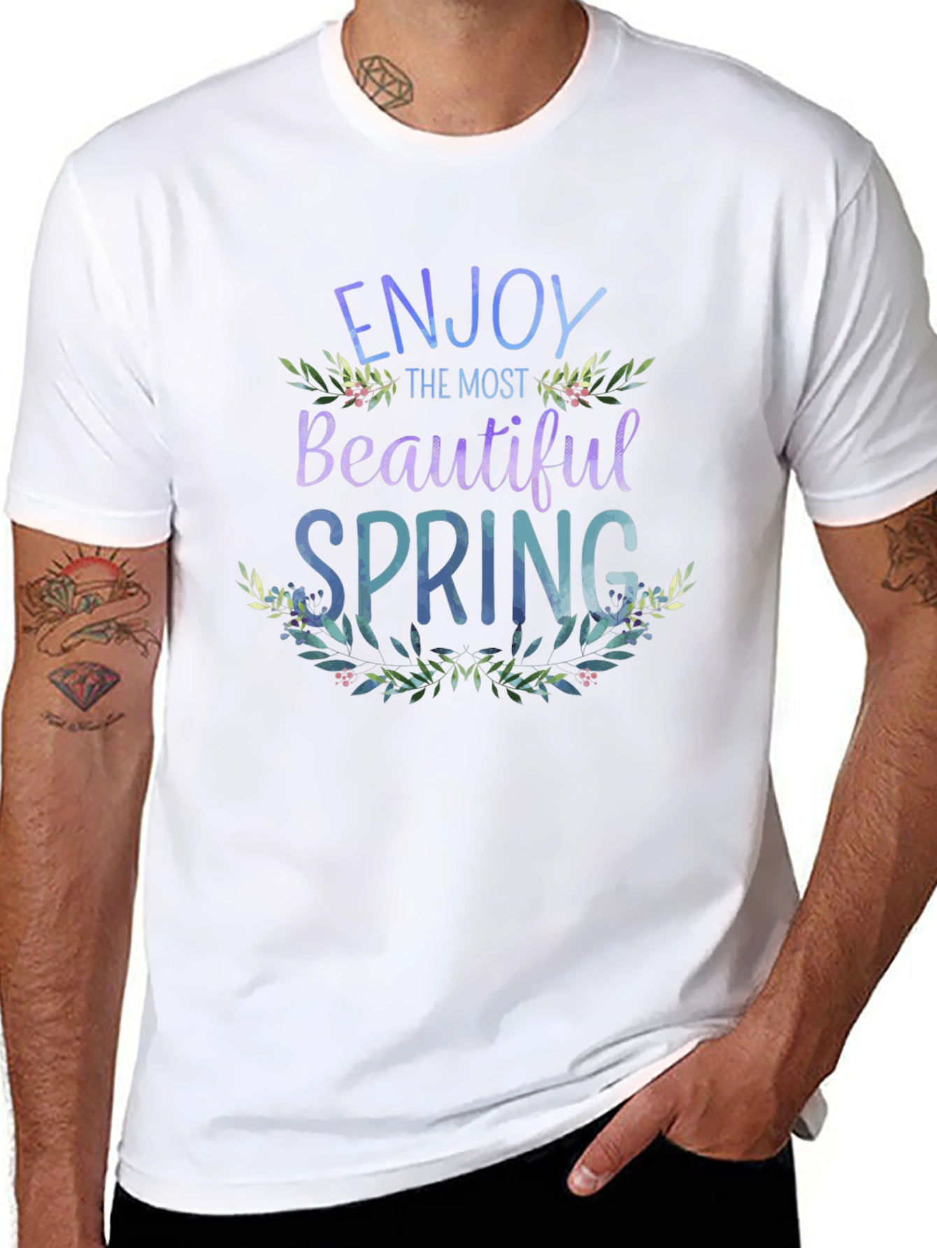 Enjoy the Most Beautiful Spring Graphic Tee