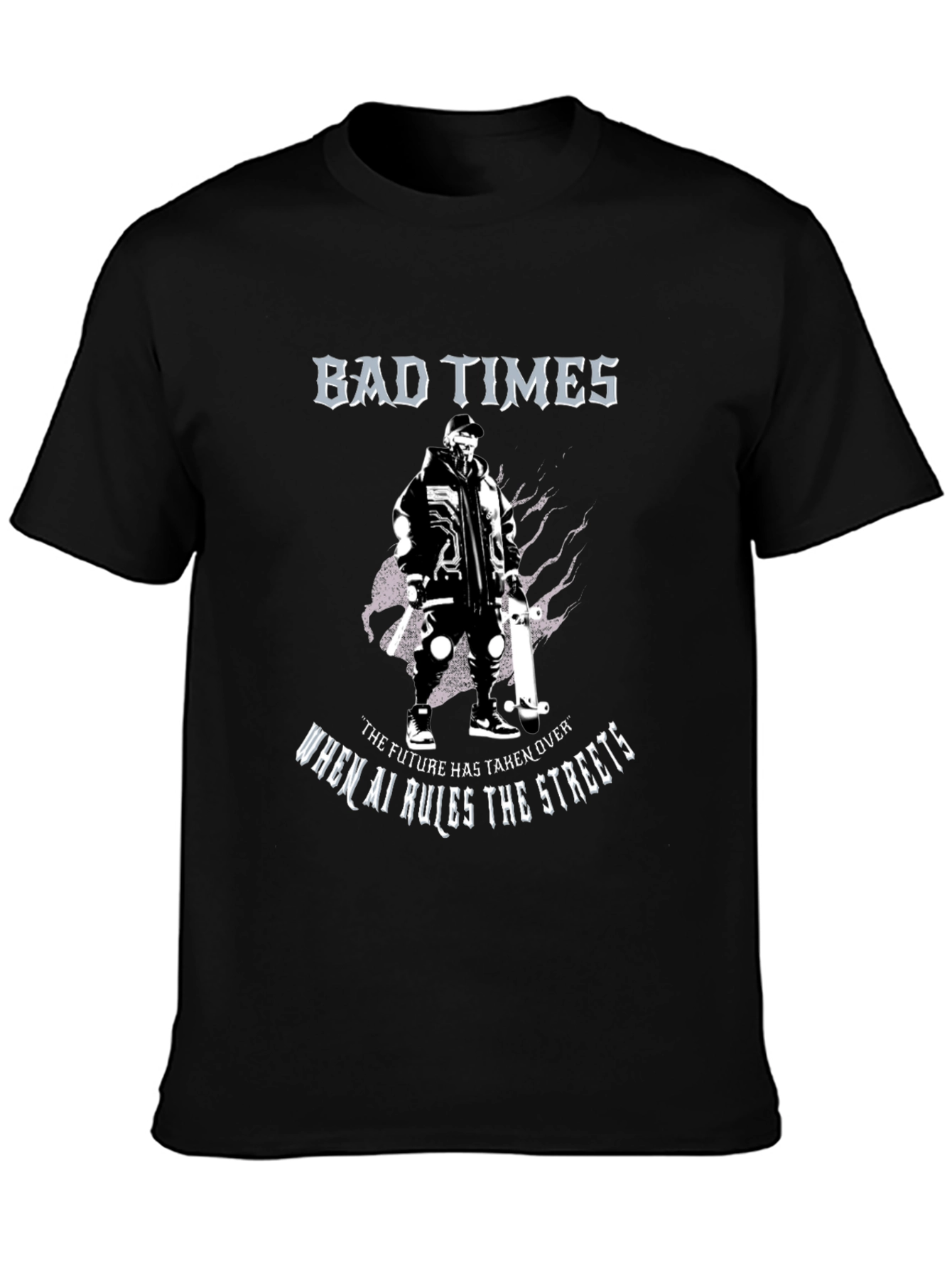 Bad Times AI Rules Graphic T-Shirt