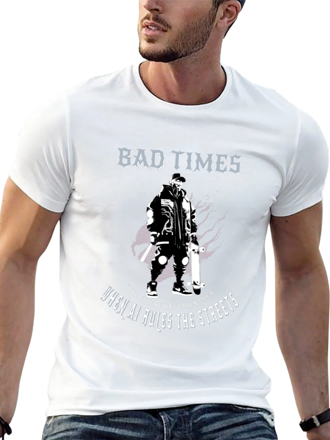 Bad Times AI Rules Graphic T-Shirt