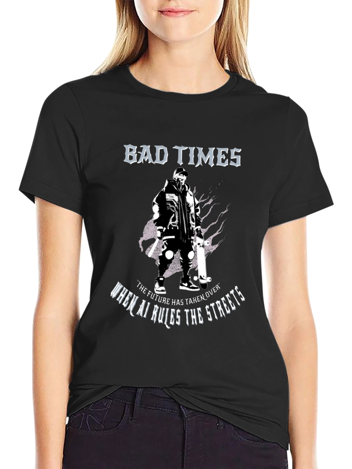 Bad Times AI Rules Graphic T-Shirt