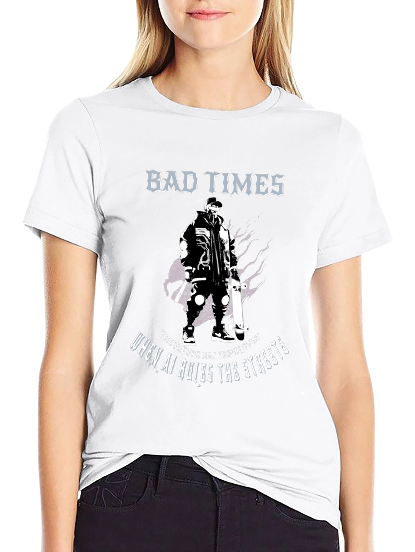 Bad Times AI Rules Graphic T-Shirt