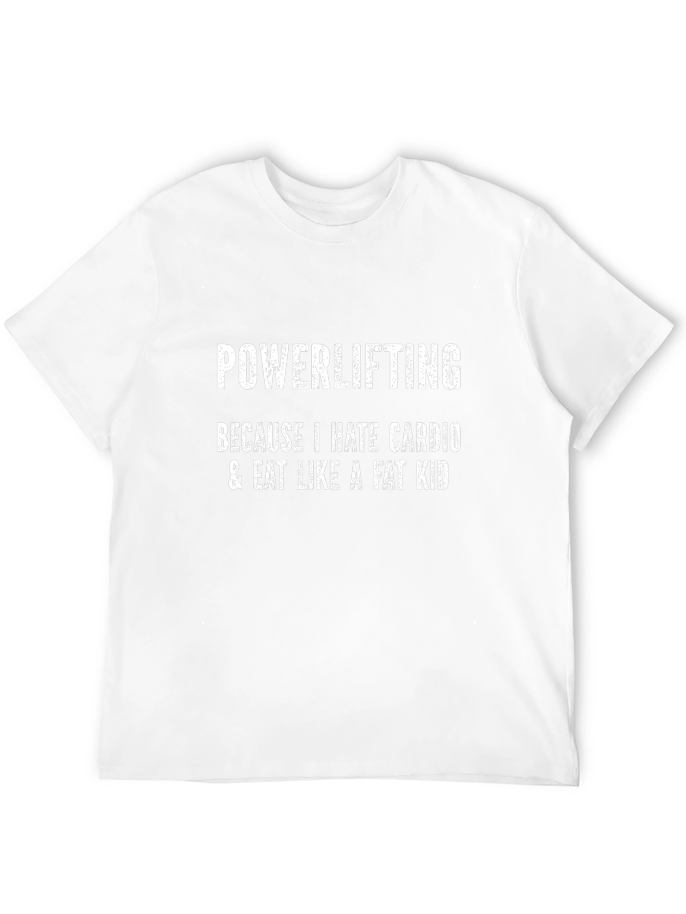 Powerlifting Hate Cardio Funny Graphic Tee