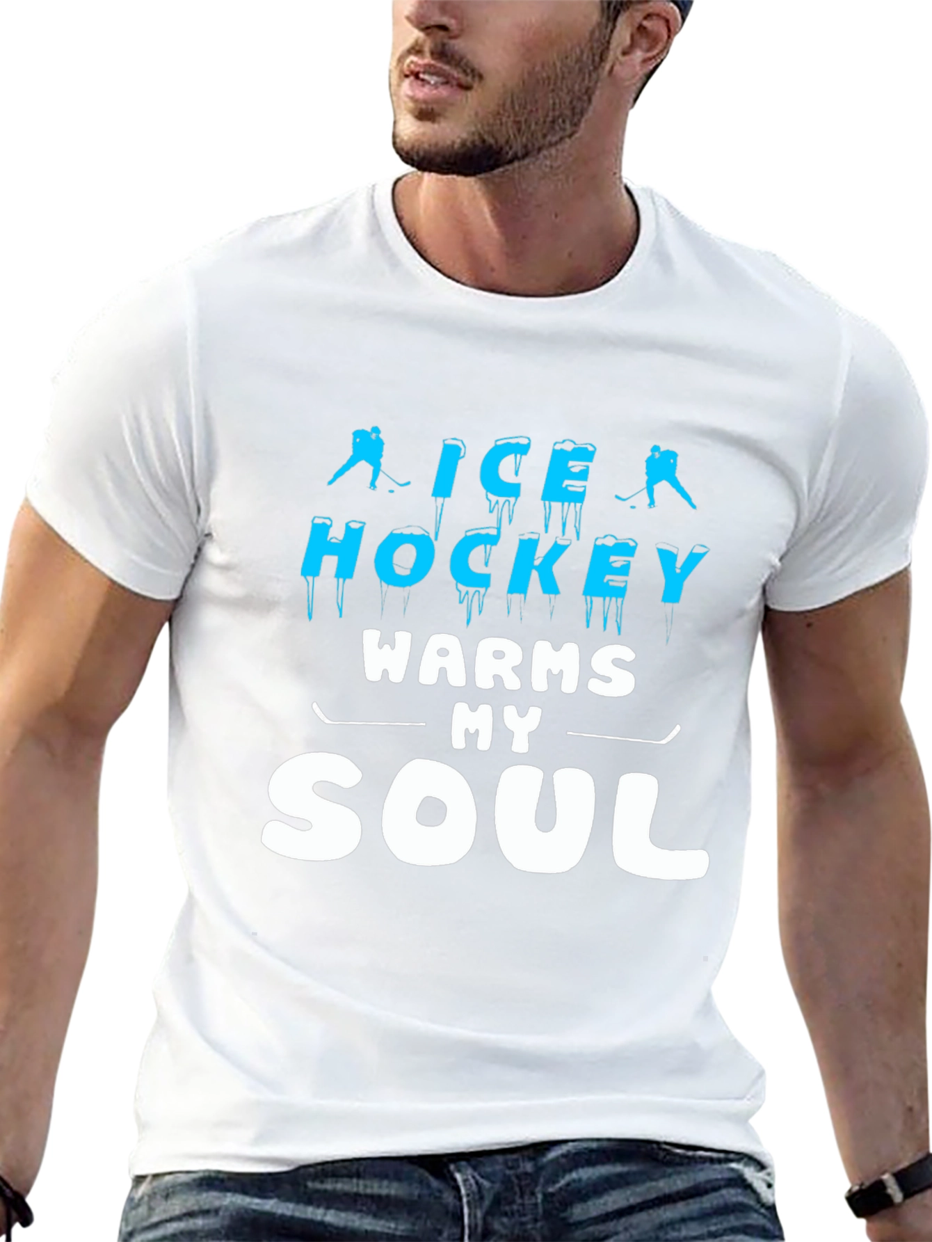 Ice Hockey Warms My Soul T-Shirt