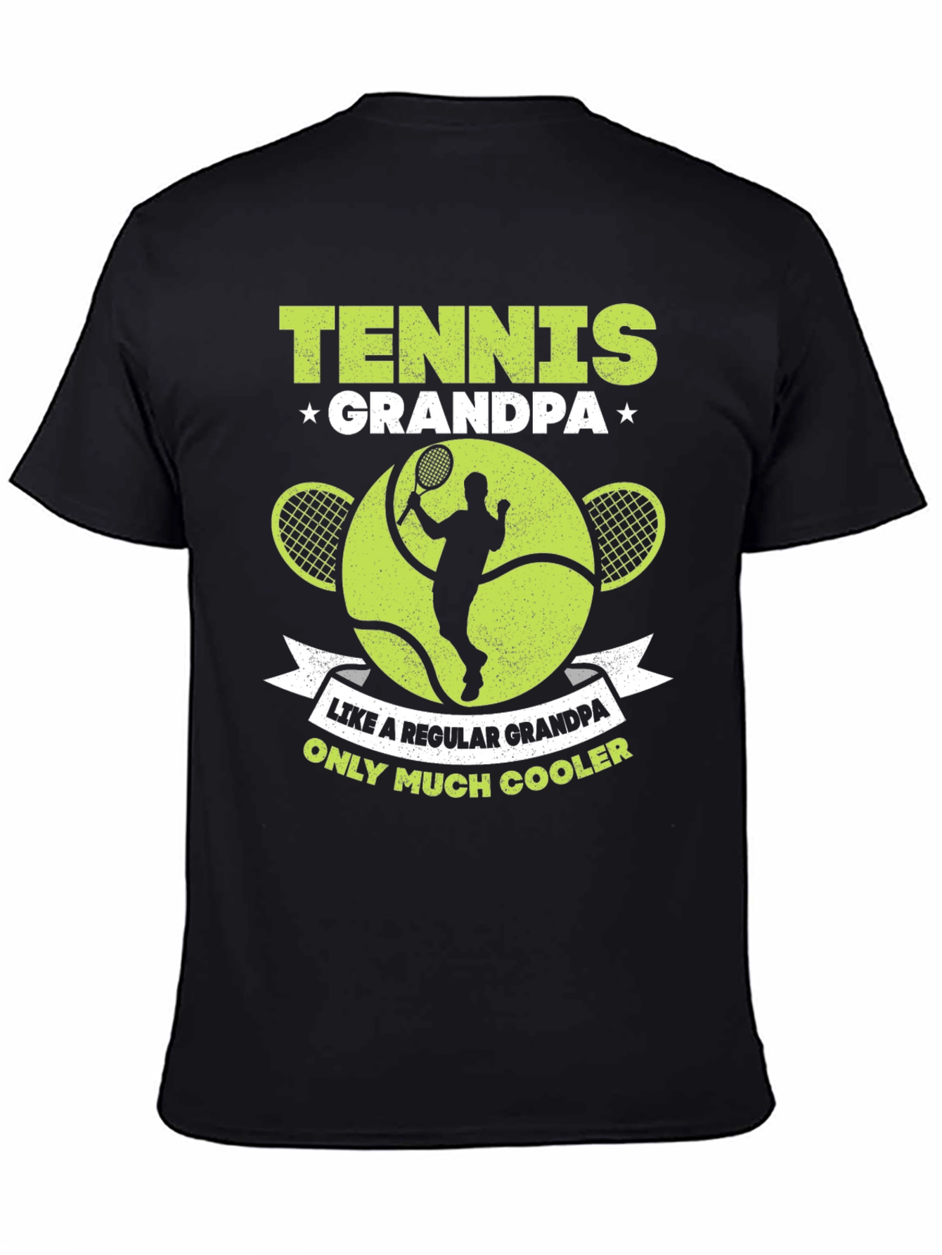 Tennis Grandpa T-Shirt - Cool Grandpa Gift