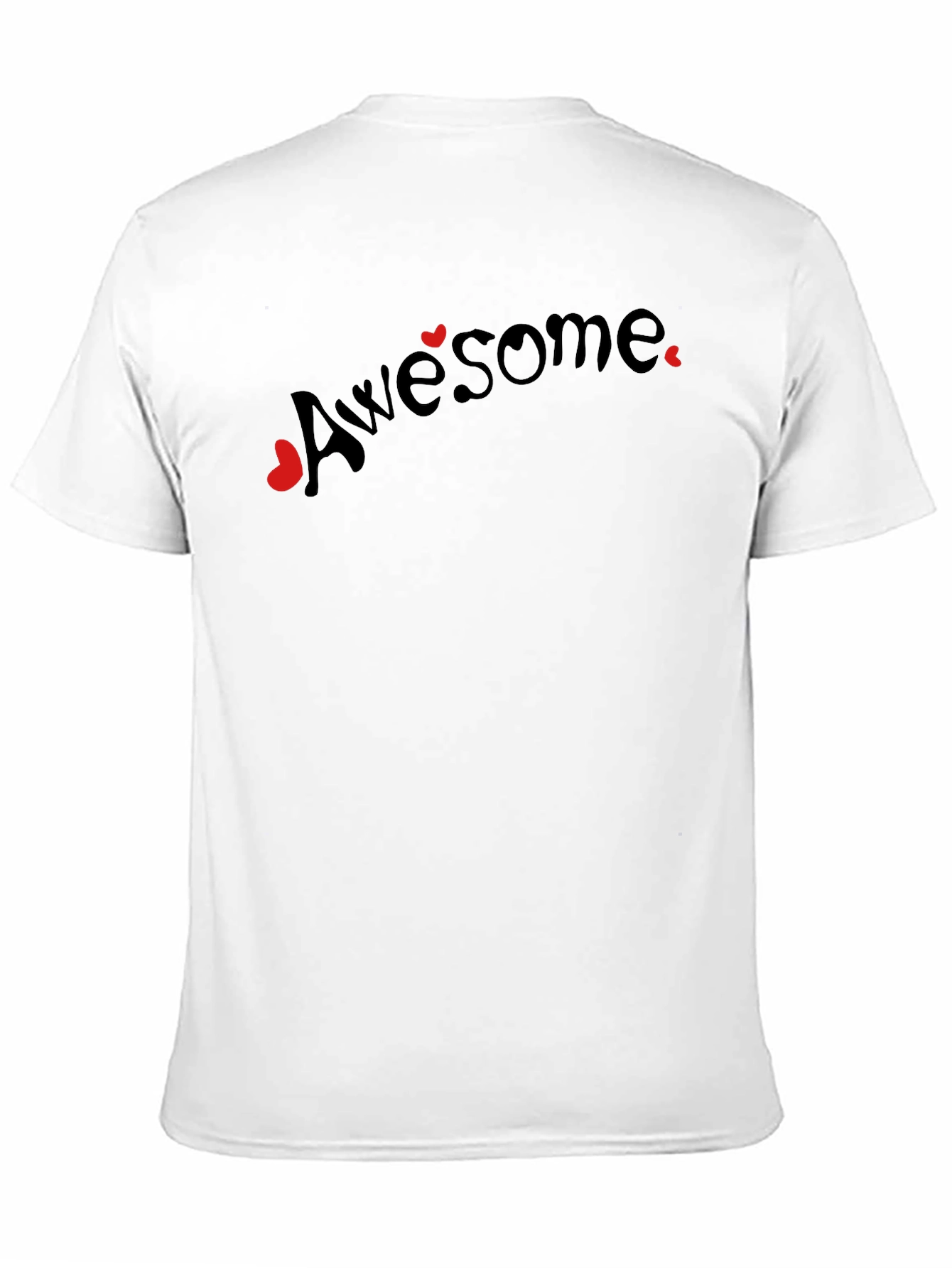 Awesome Hearts Graphic Tee - Black