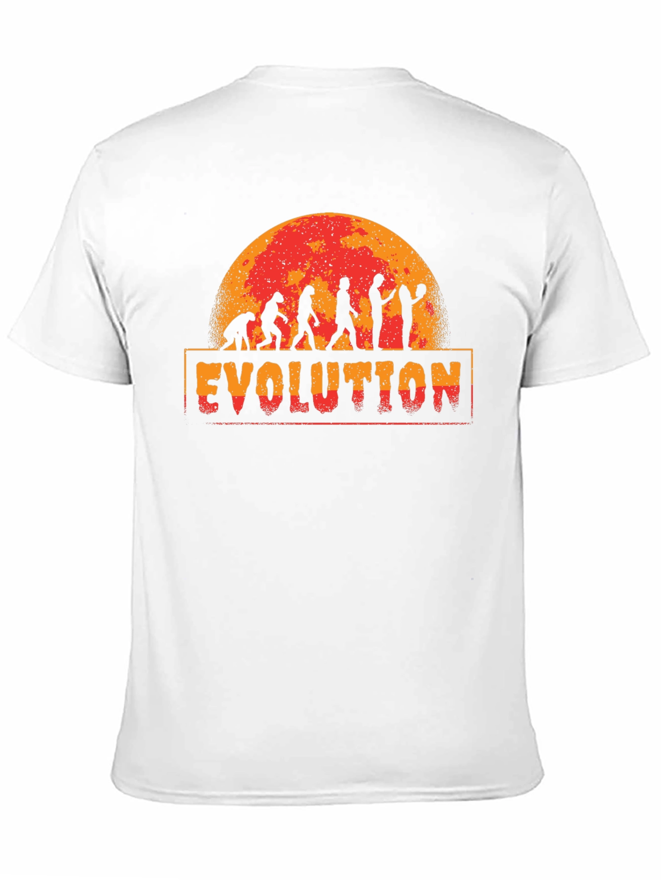 Basketball Evolution Graphic Print T-Shirt