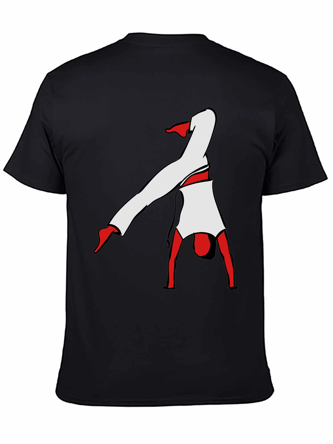 Capoeira Handstand T-Shirt - Black