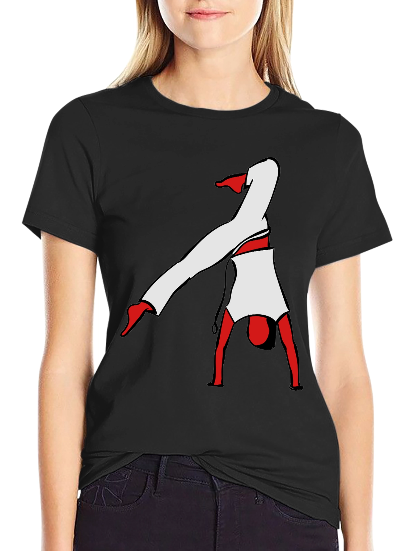 Capoeira Handstand T-Shirt - Black