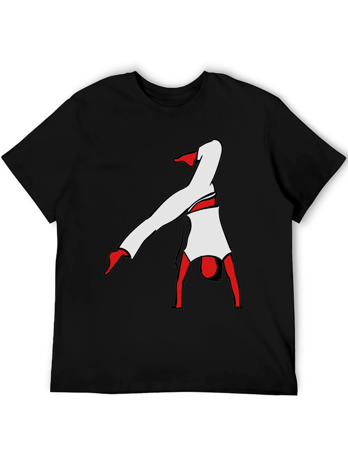 Capoeira Handstand T-Shirt - Black
