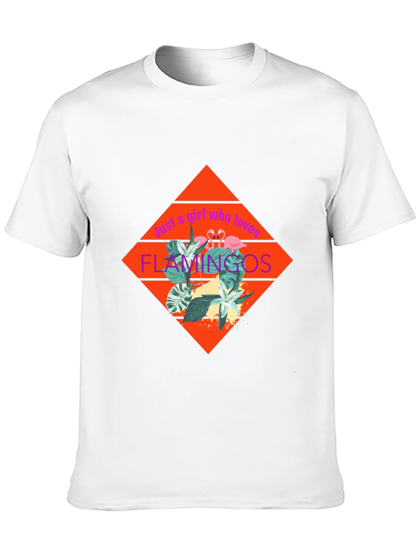 Just a Girl Who Loves Flamingos T-Shirt