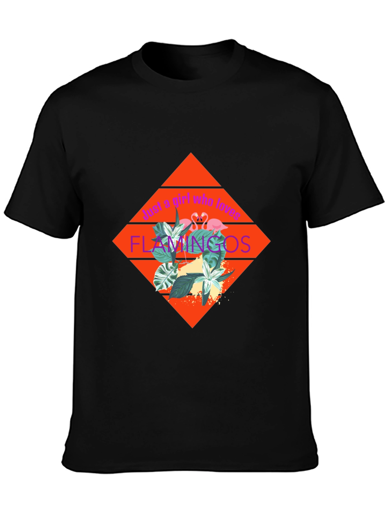 Just a Girl Who Loves Flamingos T-Shirt