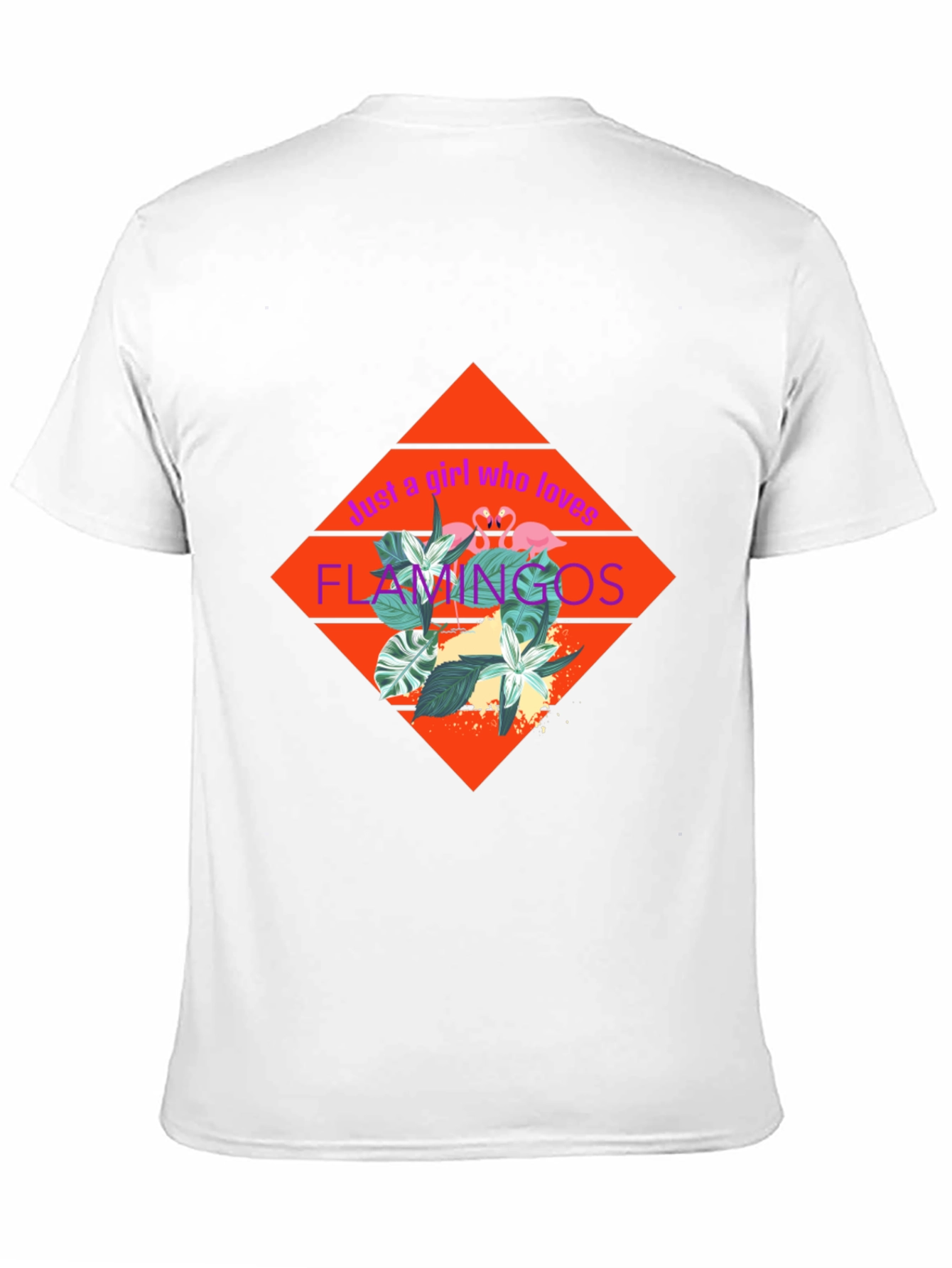 Just a Girl Who Loves Flamingos T-Shirt