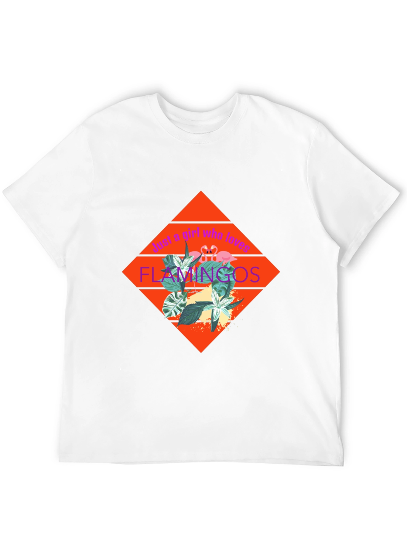 Just a Girl Who Loves Flamingos T-Shirt