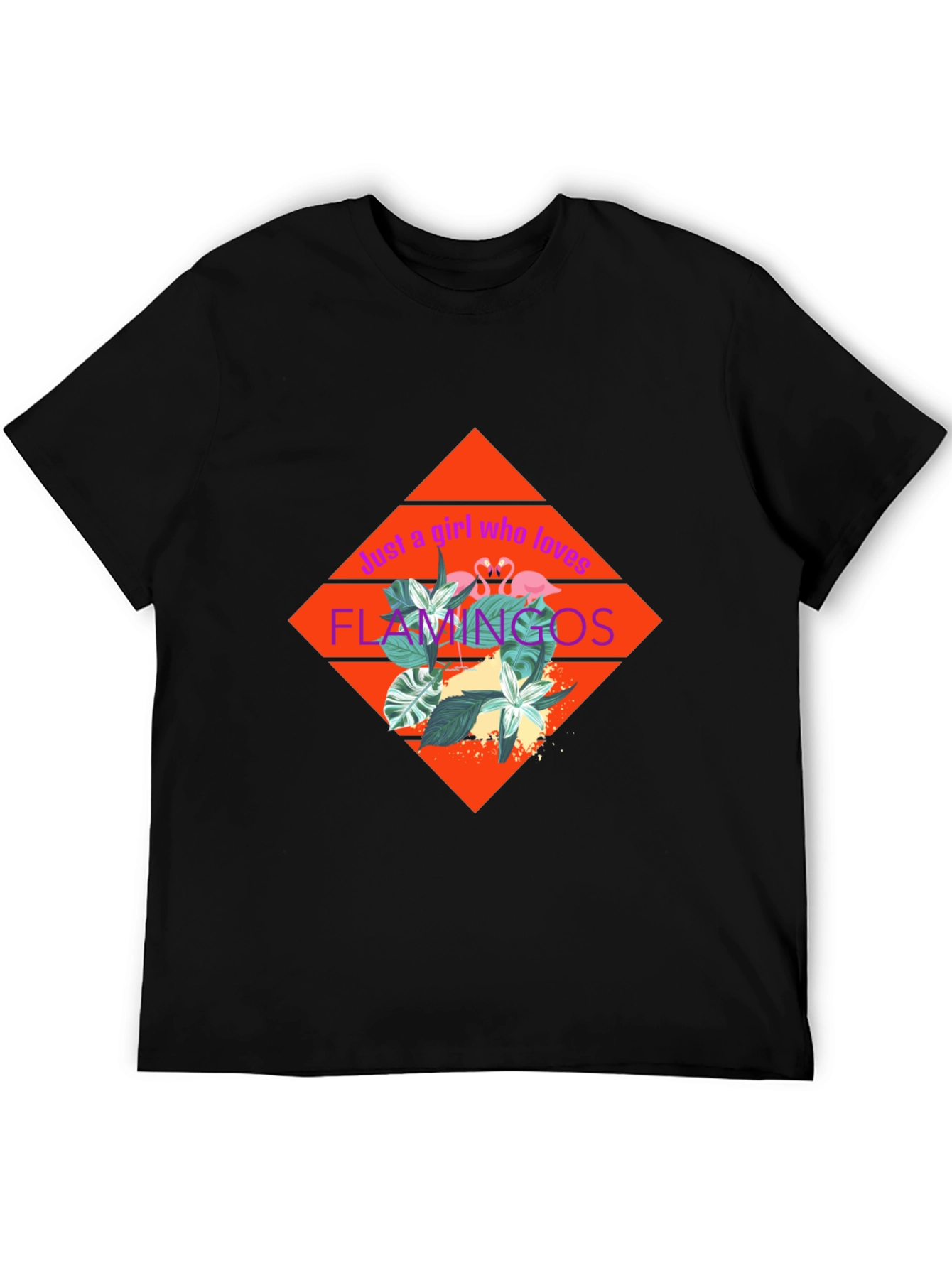 Just a Girl Who Loves Flamingos T-Shirt