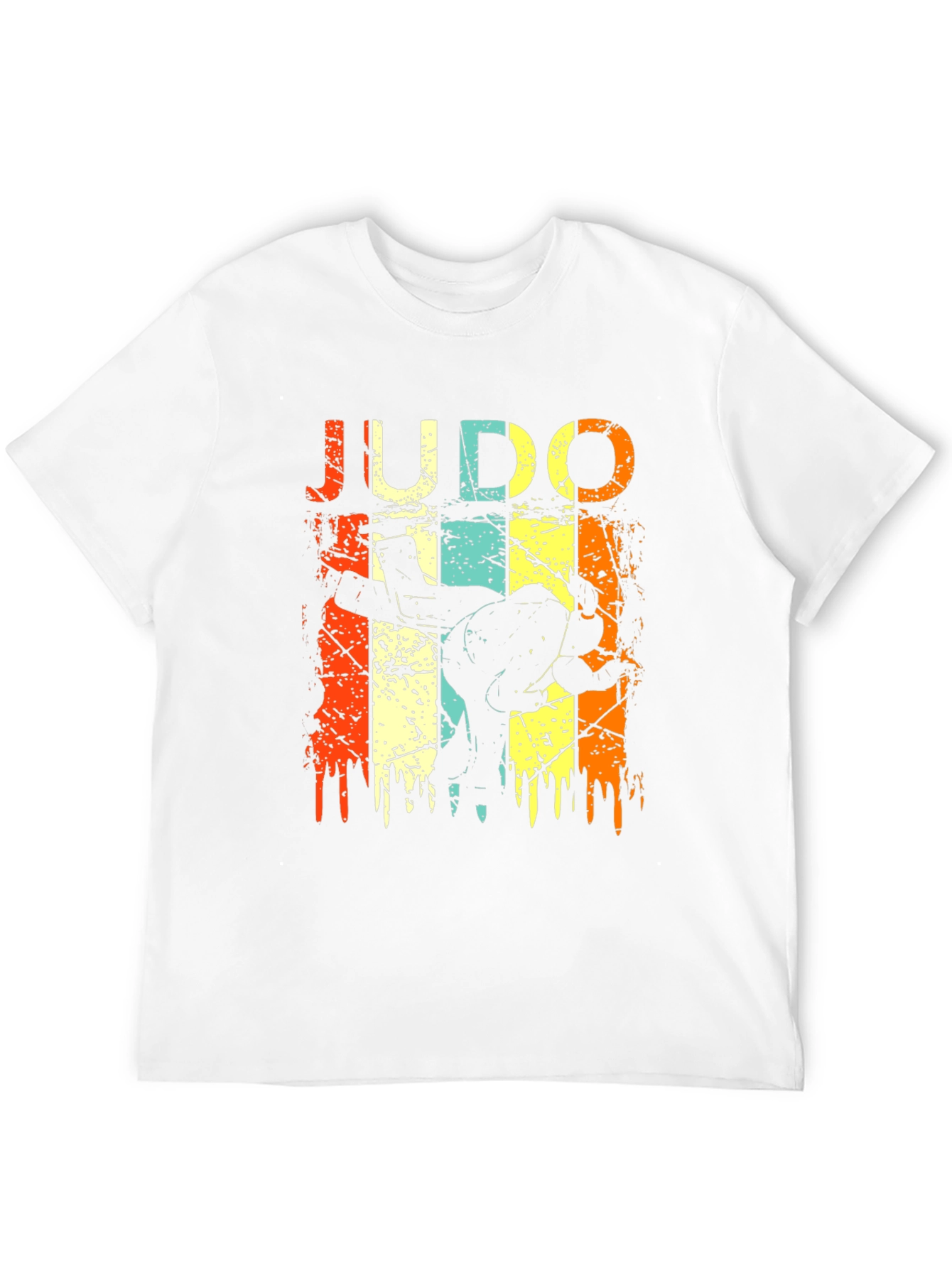 Judo Retro Style Black T-Shirt