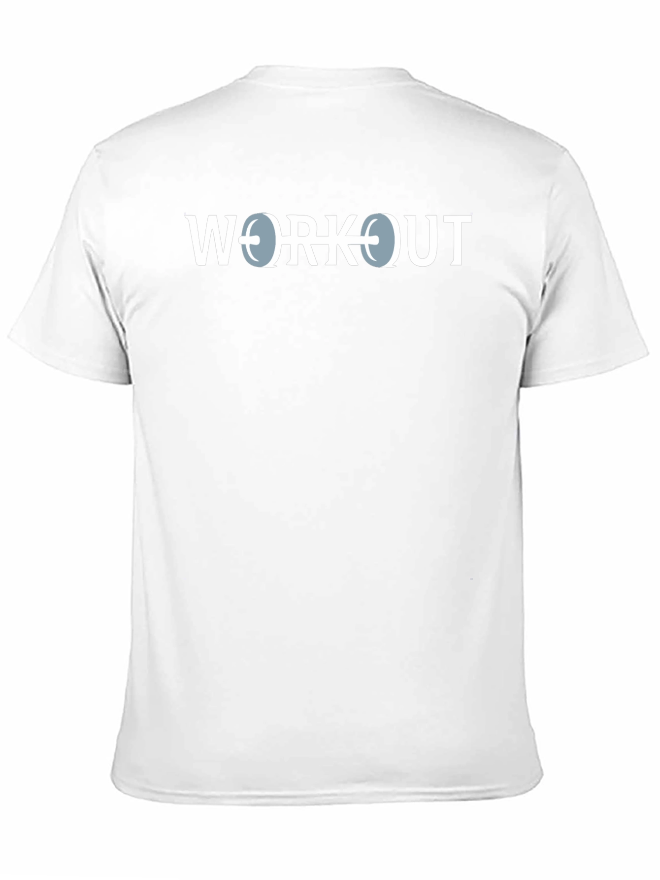 Workout Gym T-Shirt - Black Cotton Fitness Tee