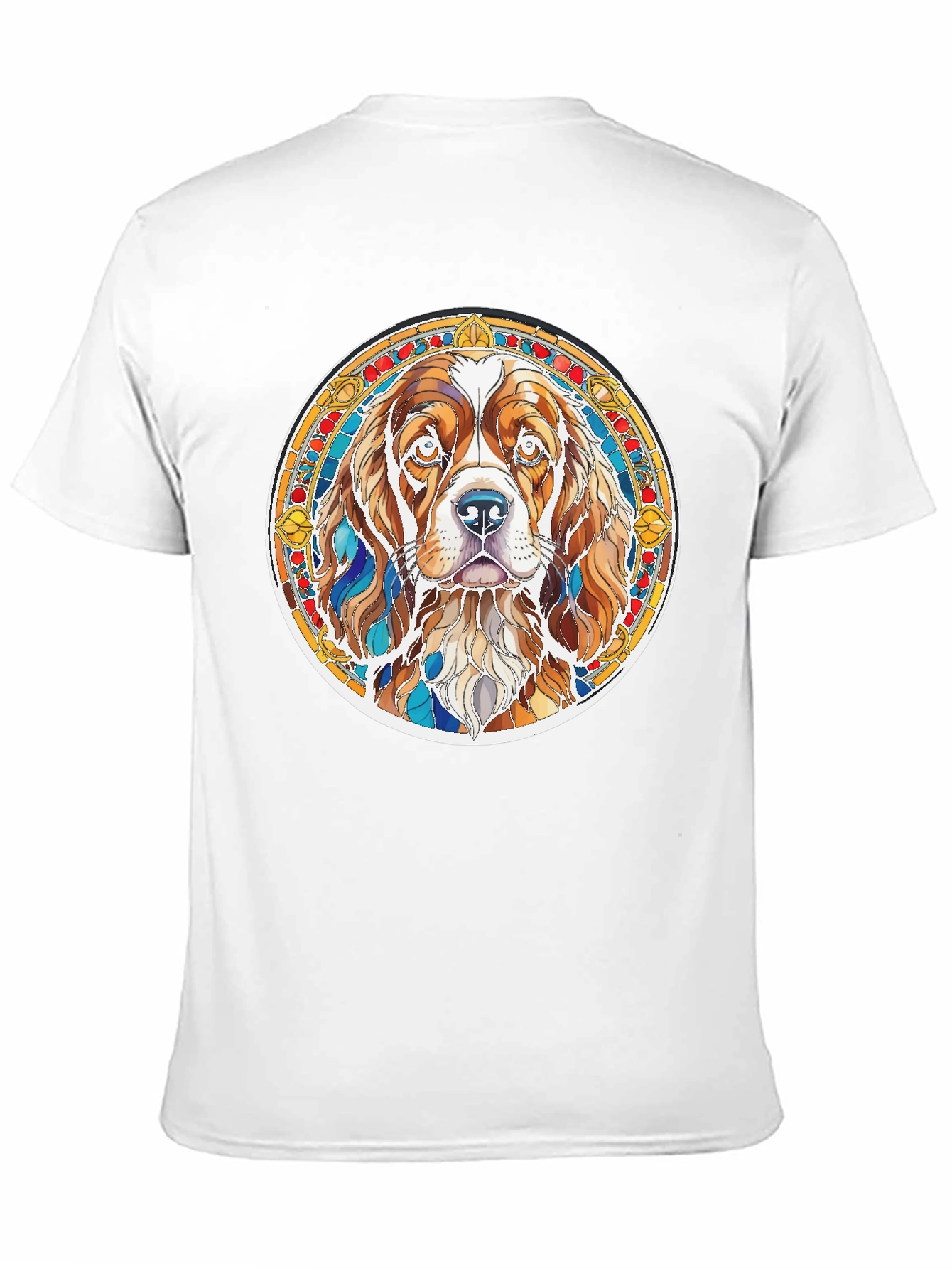 Dog Lovers Stained Glass T-Shirt