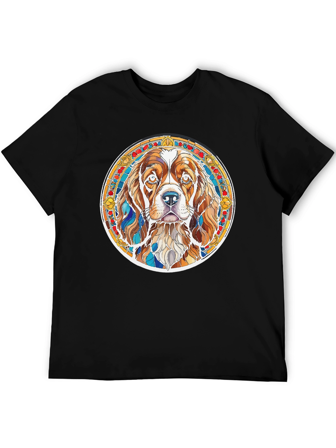 Dog Lovers Stained Glass T-Shirt