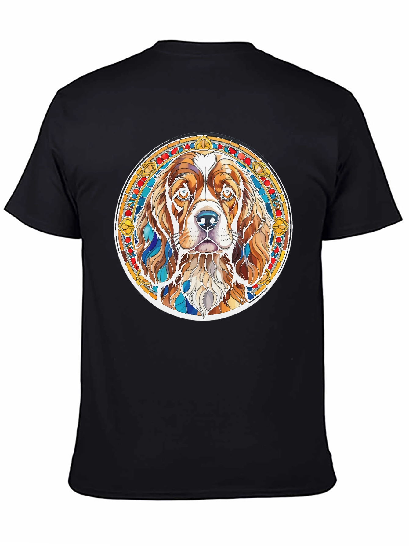 Dog Lovers Stained Glass T-Shirt
