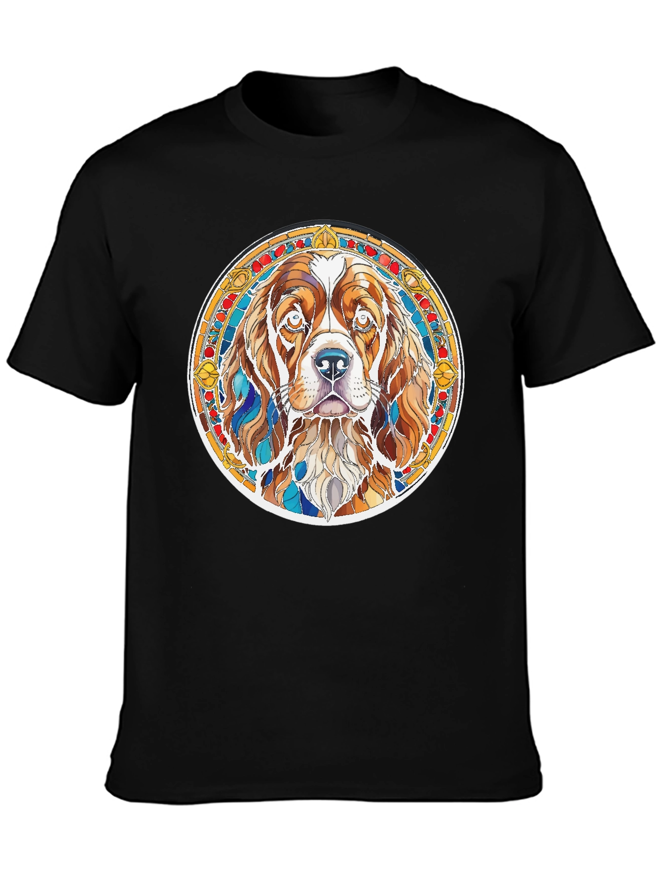 Dog Lovers Stained Glass T-Shirt
