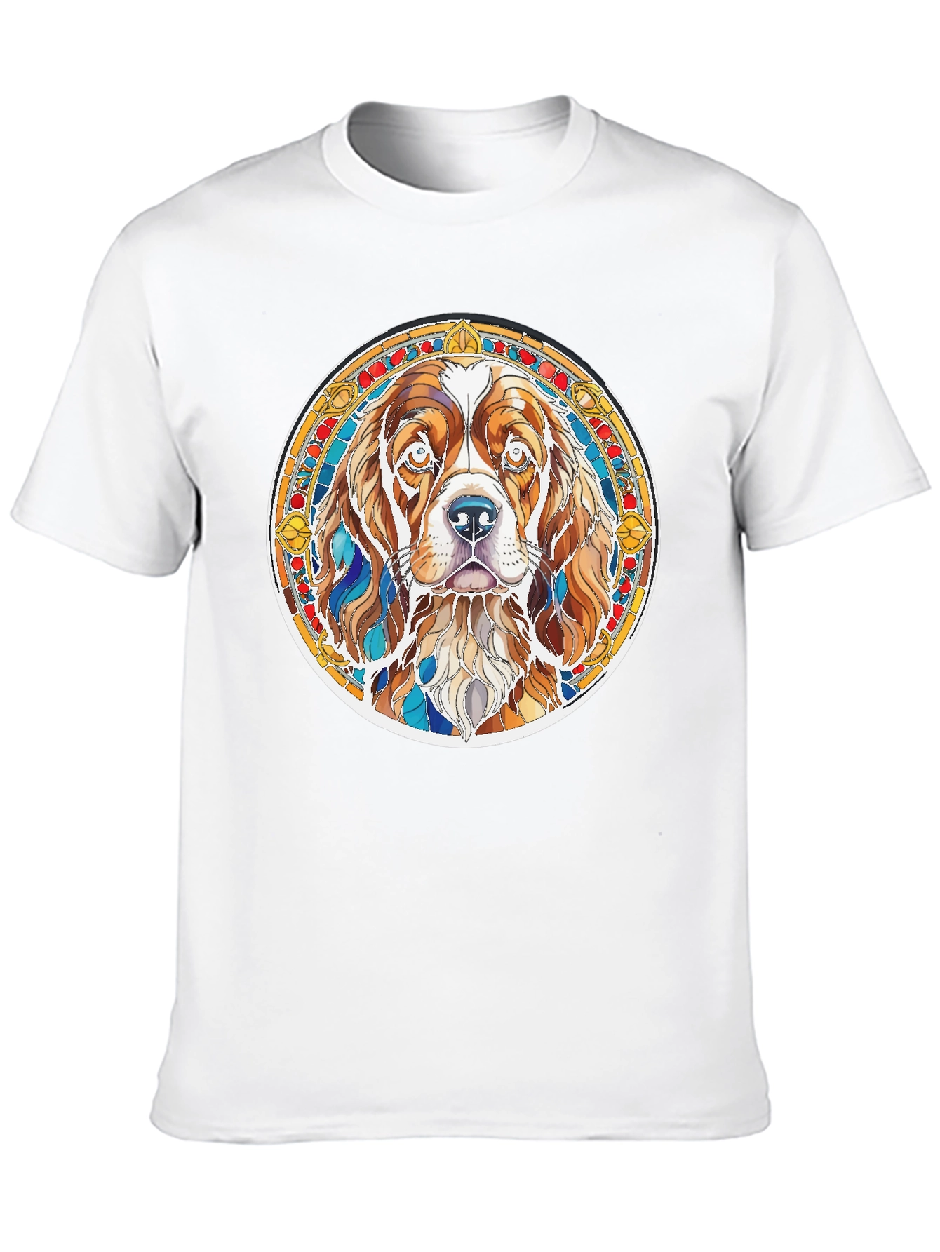 Dog Lovers Stained Glass T-Shirt