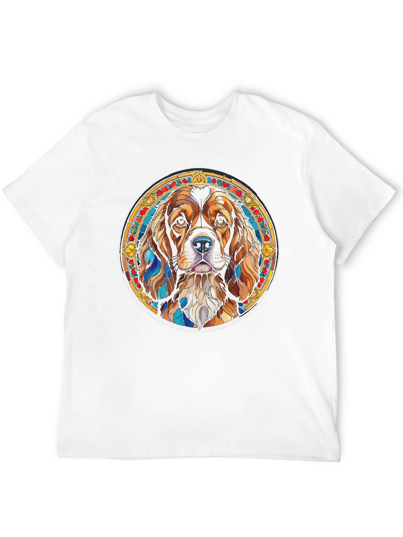 Dog Lovers Stained Glass T-Shirt