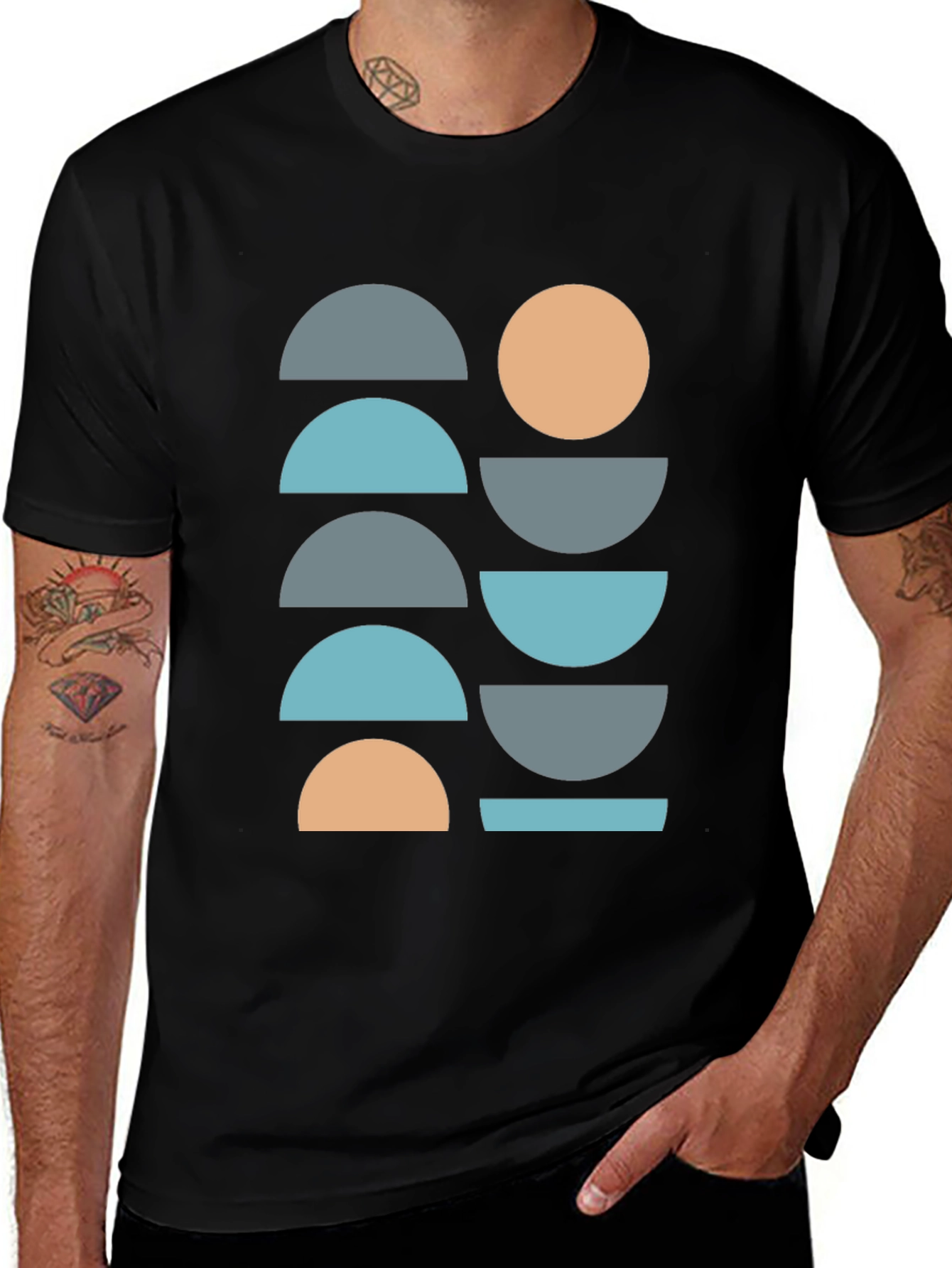 Geometric Pattern T-Shirt