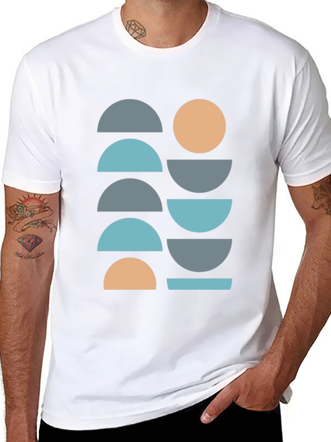 Geometric Pattern T-Shirt