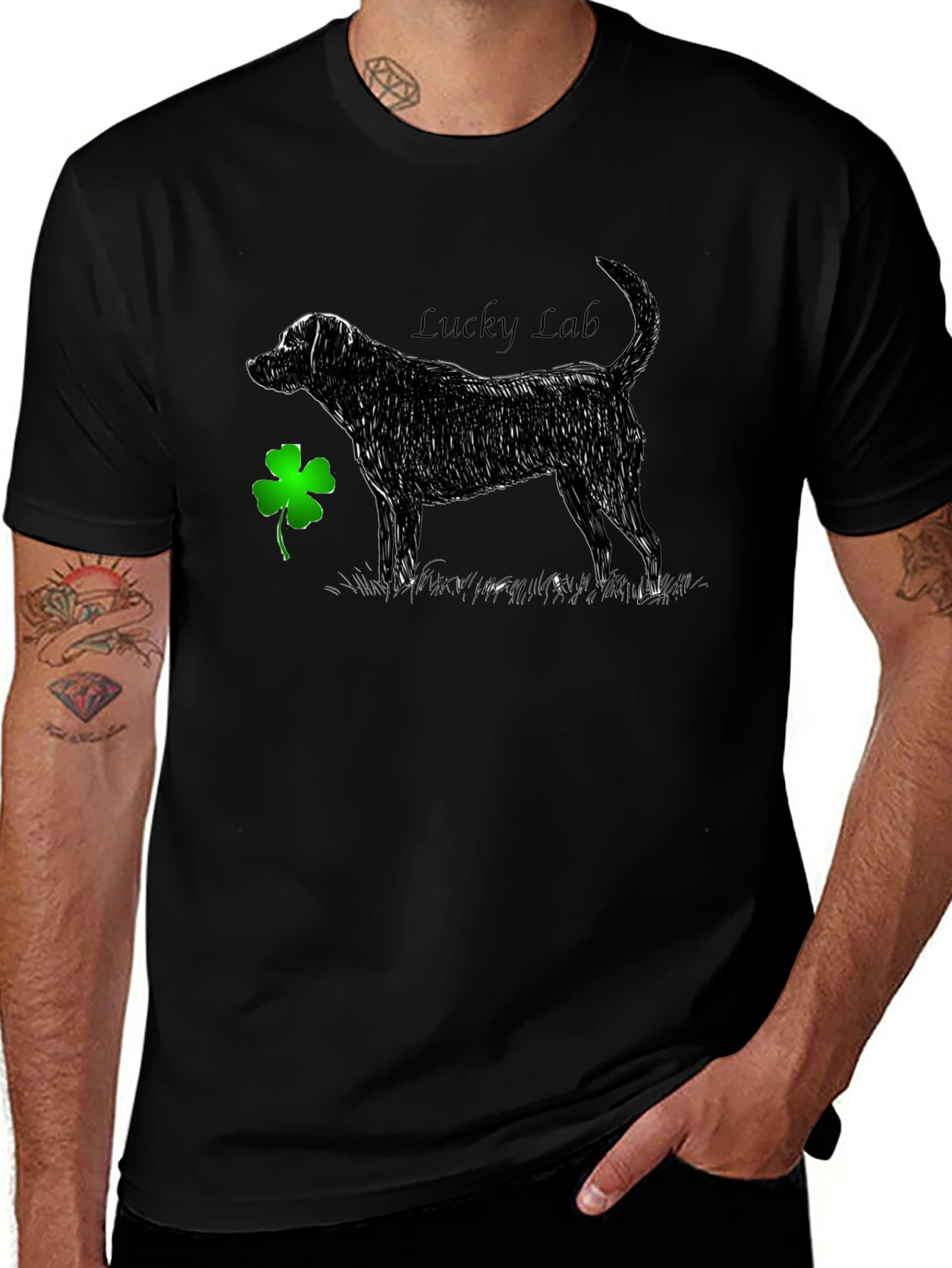 Lucky Lab St. Patricks Day T-Shirt