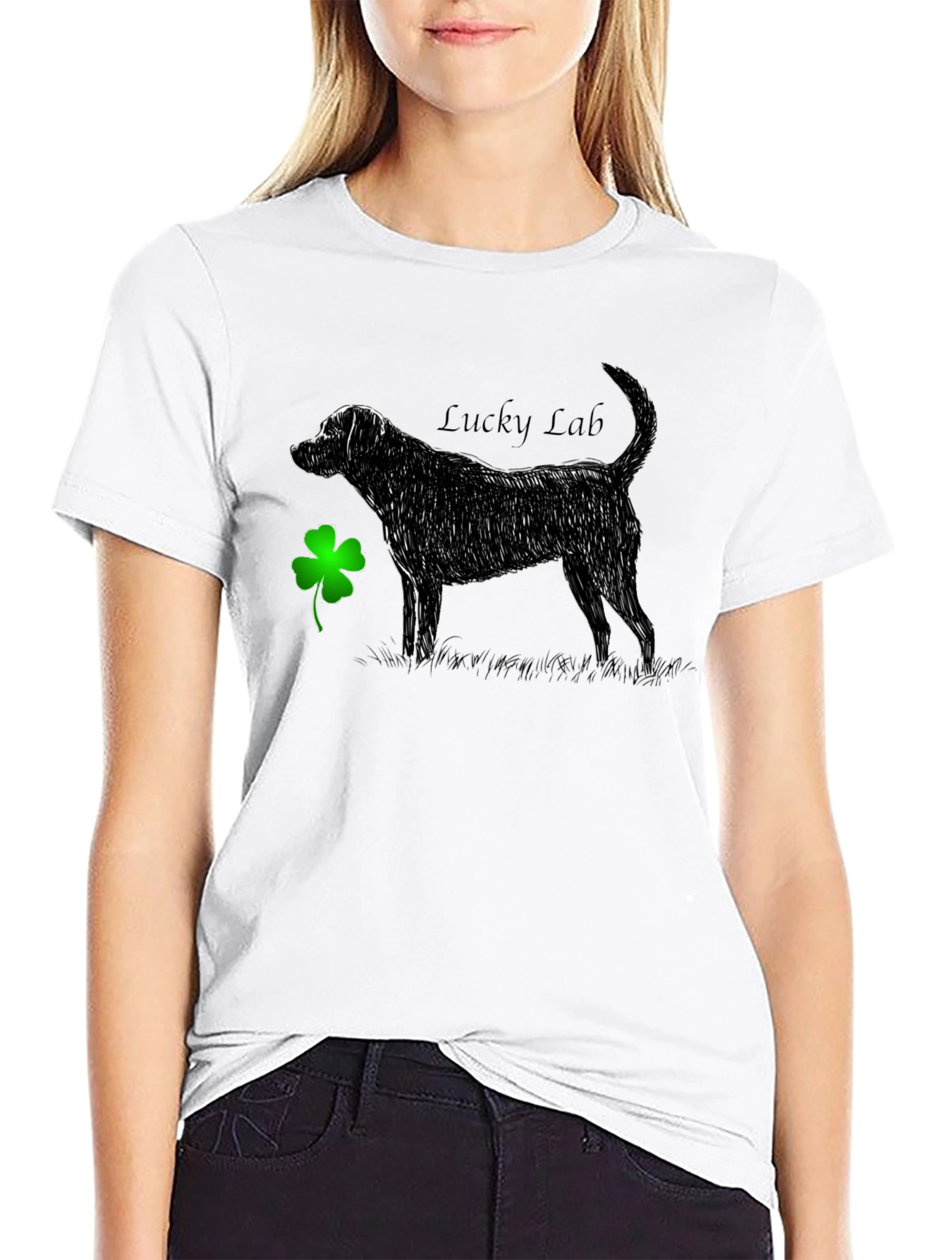 Lucky Lab St. Patricks Day T-Shirt