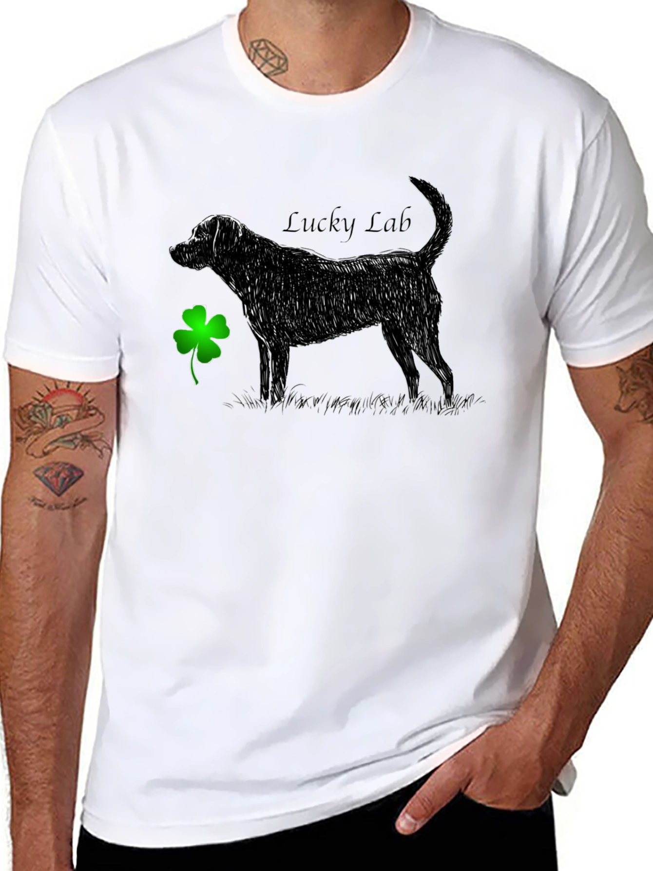 Lucky Lab St. Patricks Day T-Shirt