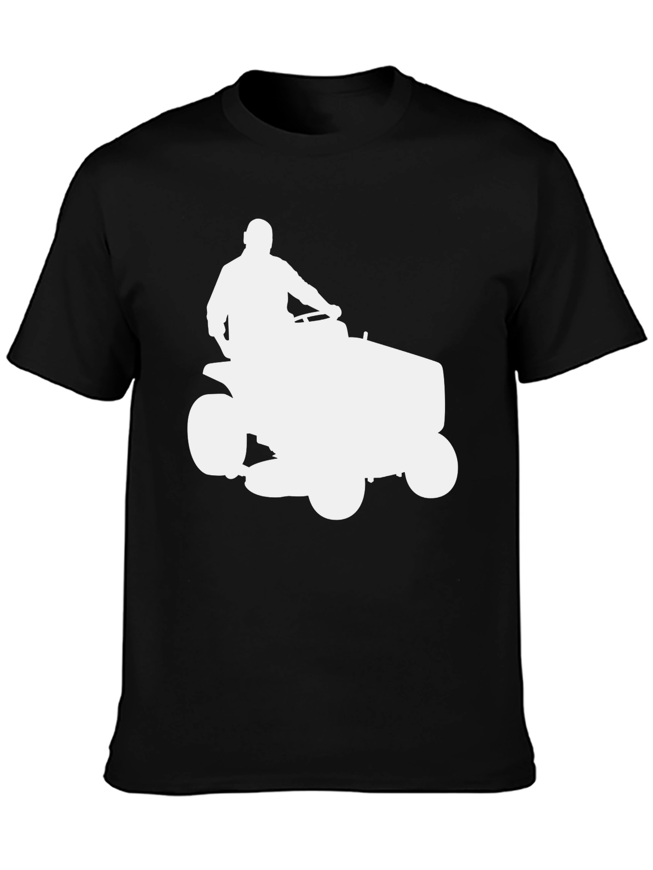 Lawn Mower Black T-Shirt